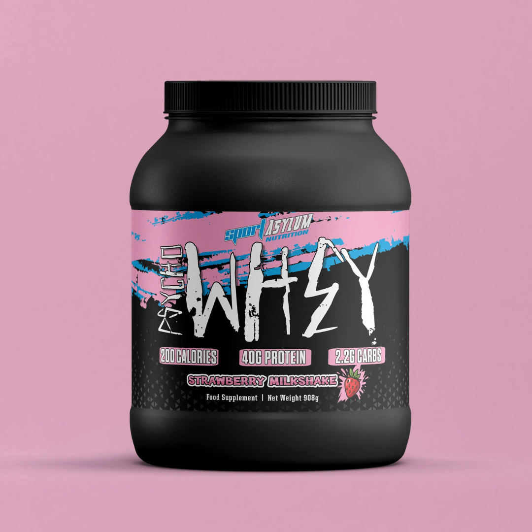 Sport Asylum Psycho Whey 908g Strawberry Milkshake