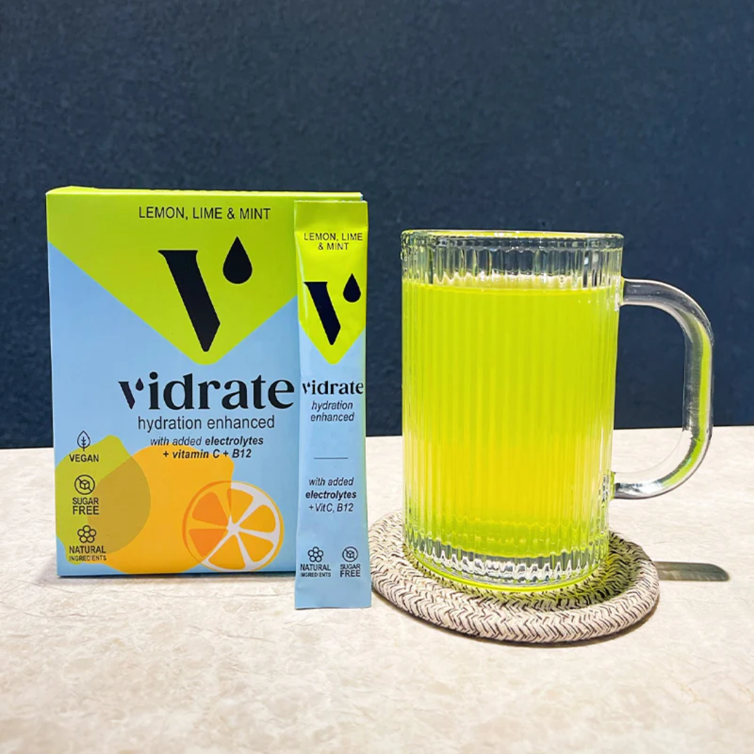 Vidrate Hydration Powder 10x3g Lemon Lime & Mint