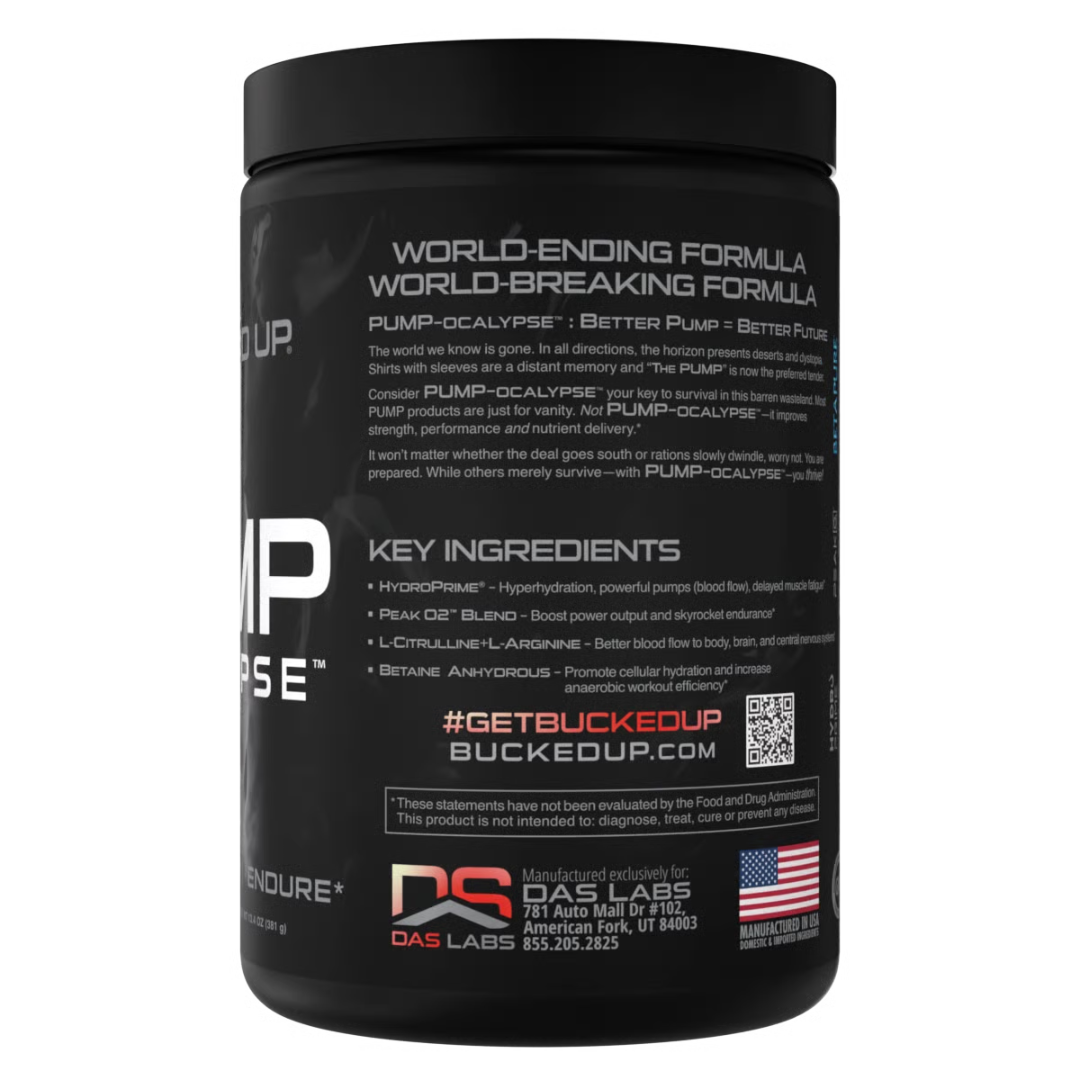 Bucked Up Pump Ocalypse 375g Raspberry Lemonade
