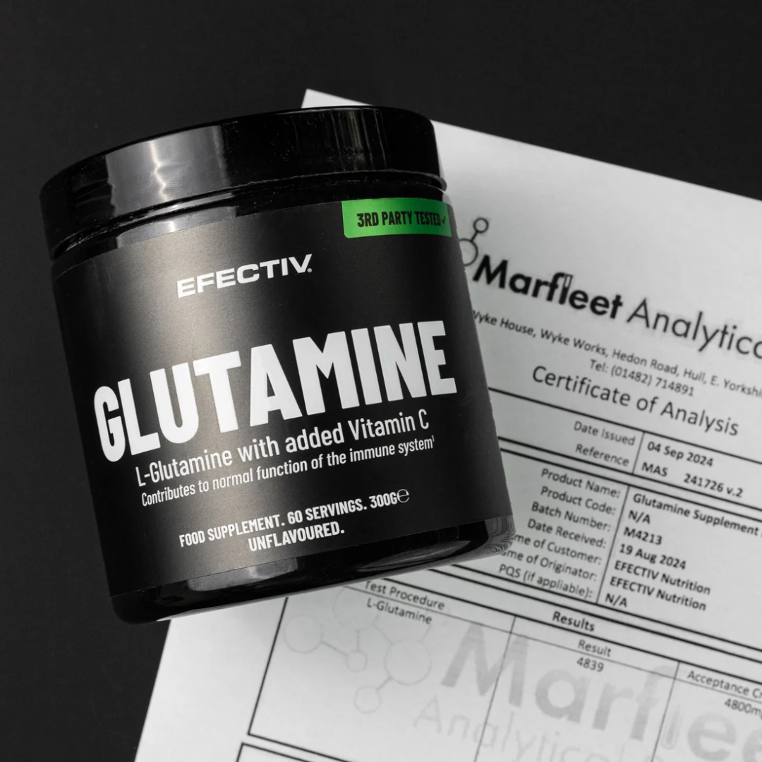 Efectiv Nutrition Glutamine + Vitamin C 300g Unflavoured