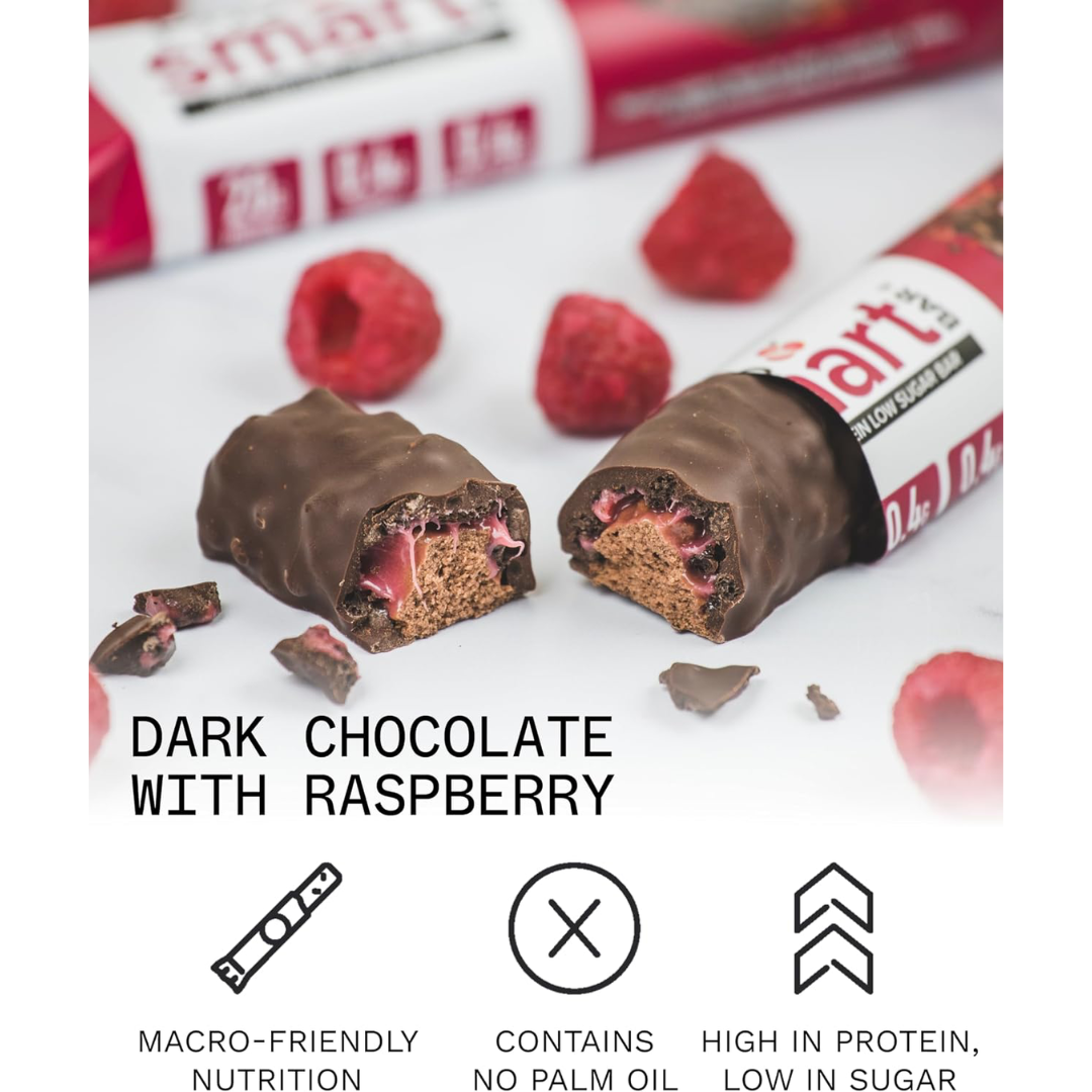 PhD Nutrition Smart Bar 12x64g Dark Choc Raspberry
