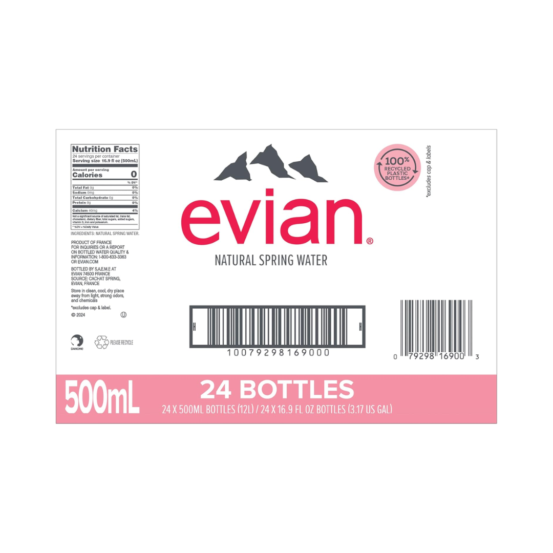 Evian Water 24x500ml