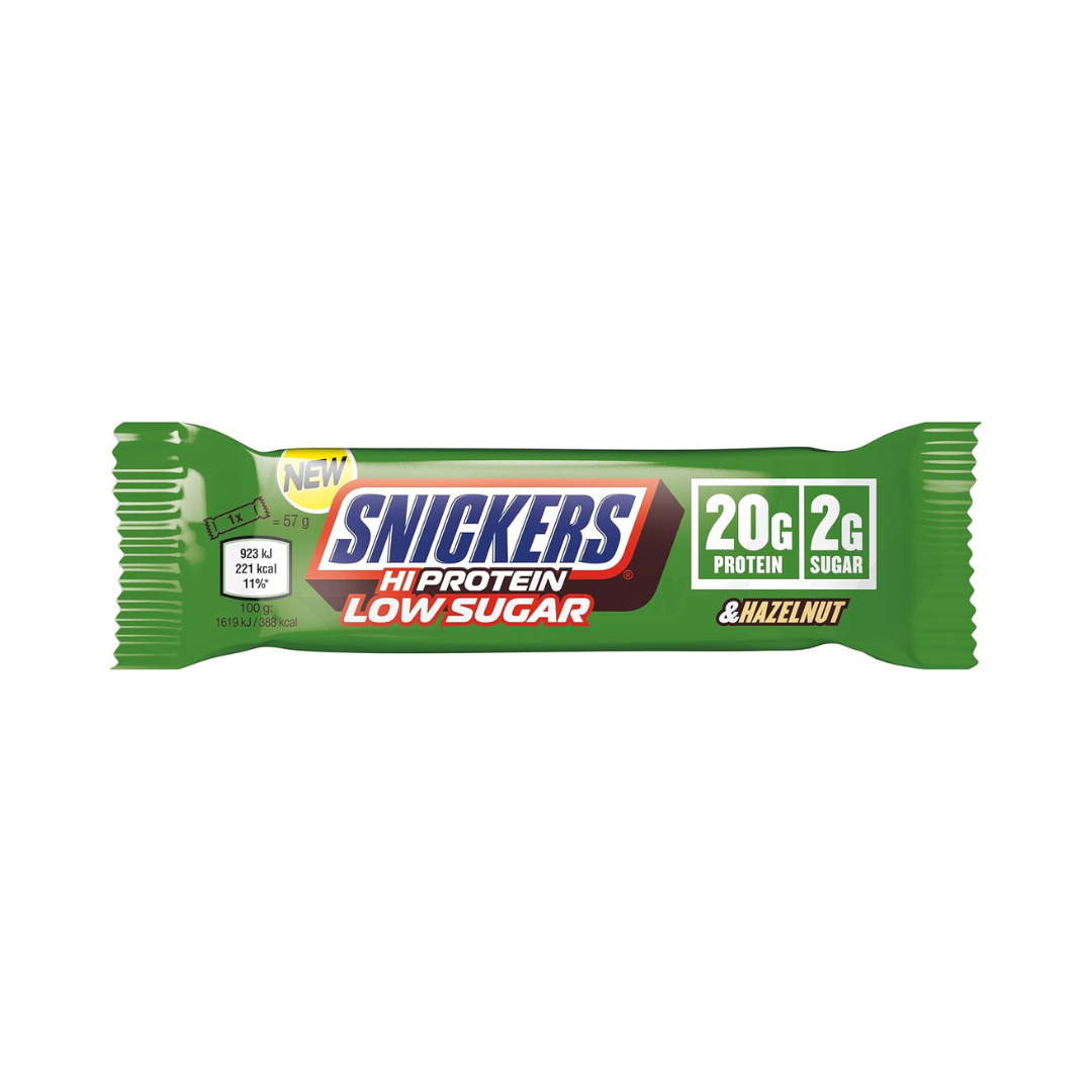Snickers Low Sugar High Protein Bar 12x57g Hazelnut Milk Chocolate