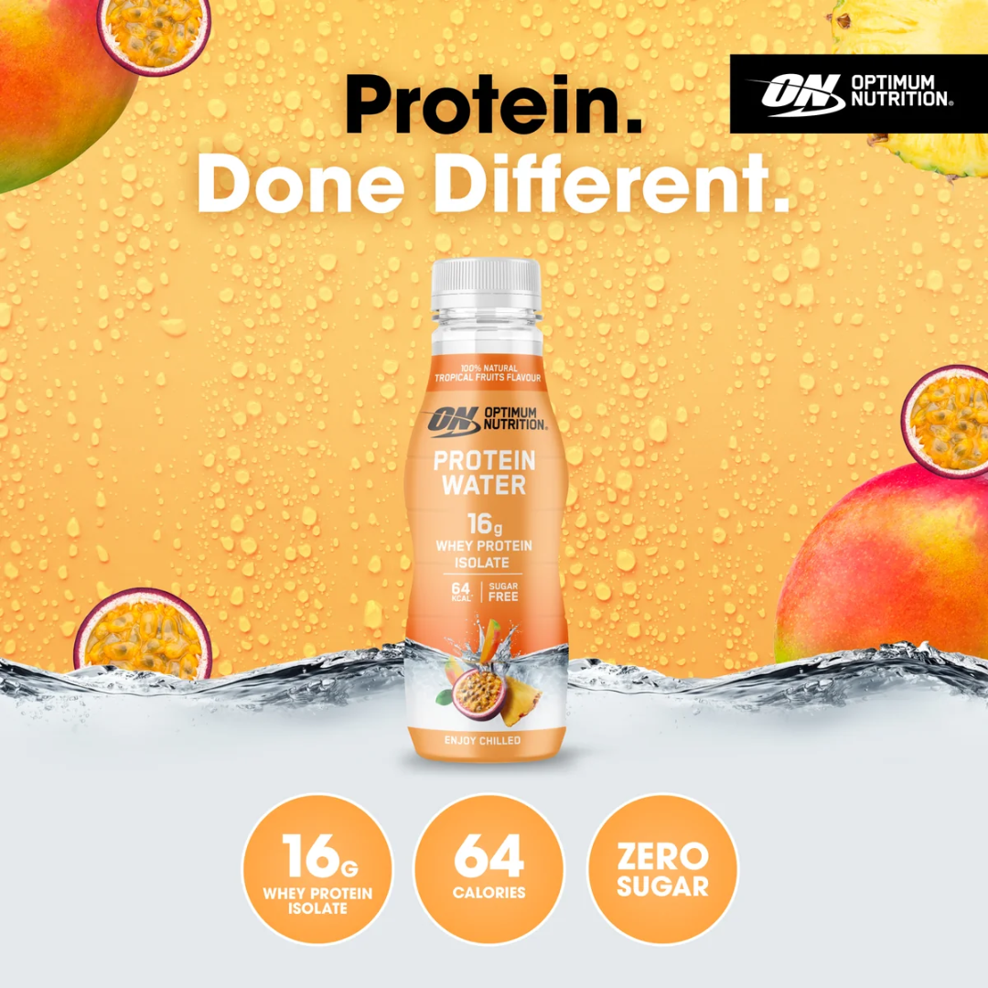 Optimum Nutrition Protein Water 12x350ml Tropical Fruits