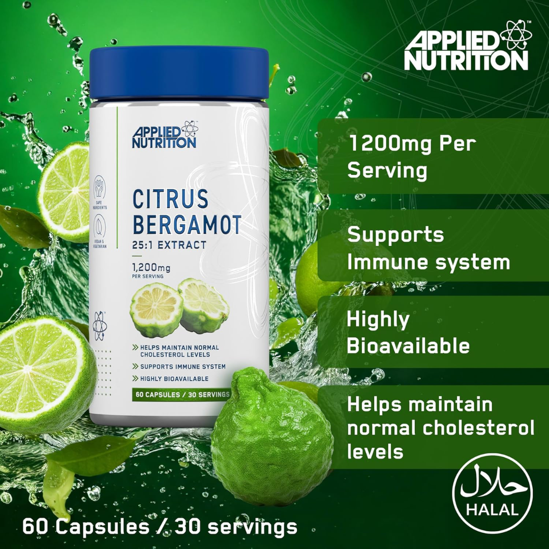 Applied Nutrition Citrus Bergamot 60 Caps