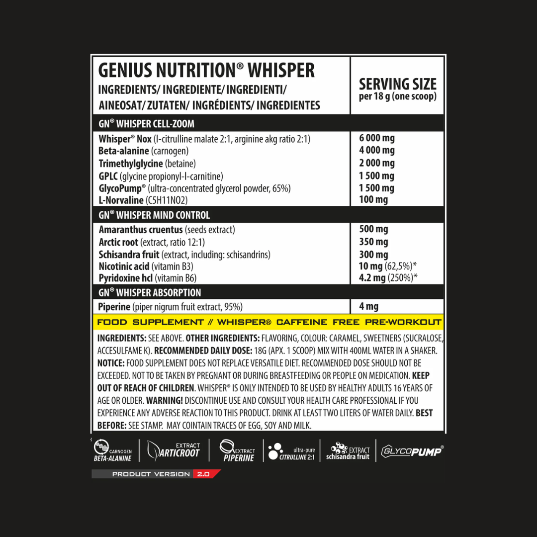 Genius Nutrition Whisper 400g Apple