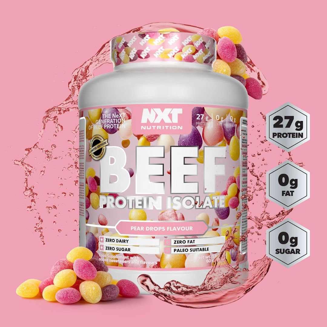 NXT Nutrition Beef Protein Isolate 1.8kg Pear Drops