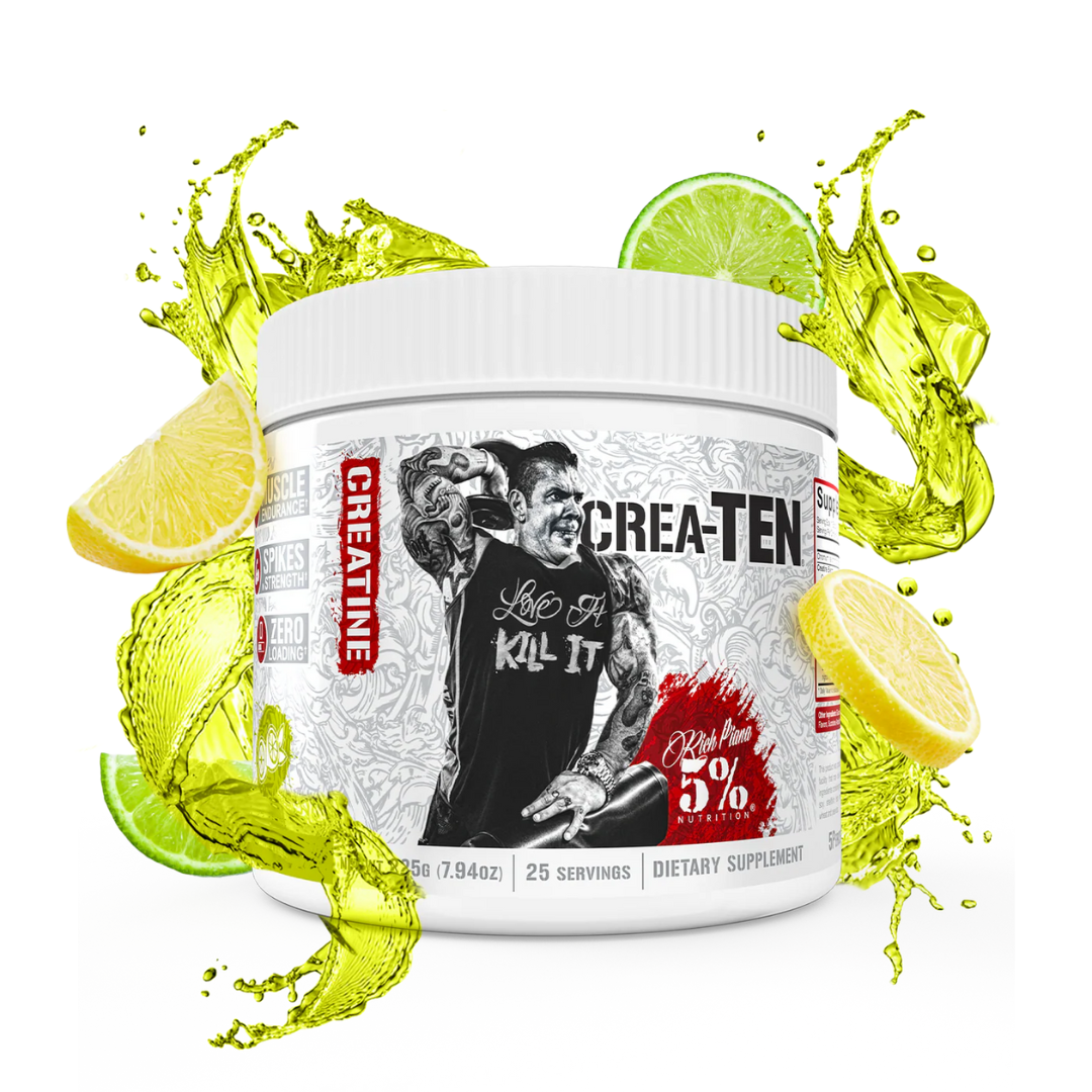 Rich Piana 5% Nutrition CREA-TEN Legendary Series 225g Lemon Lime