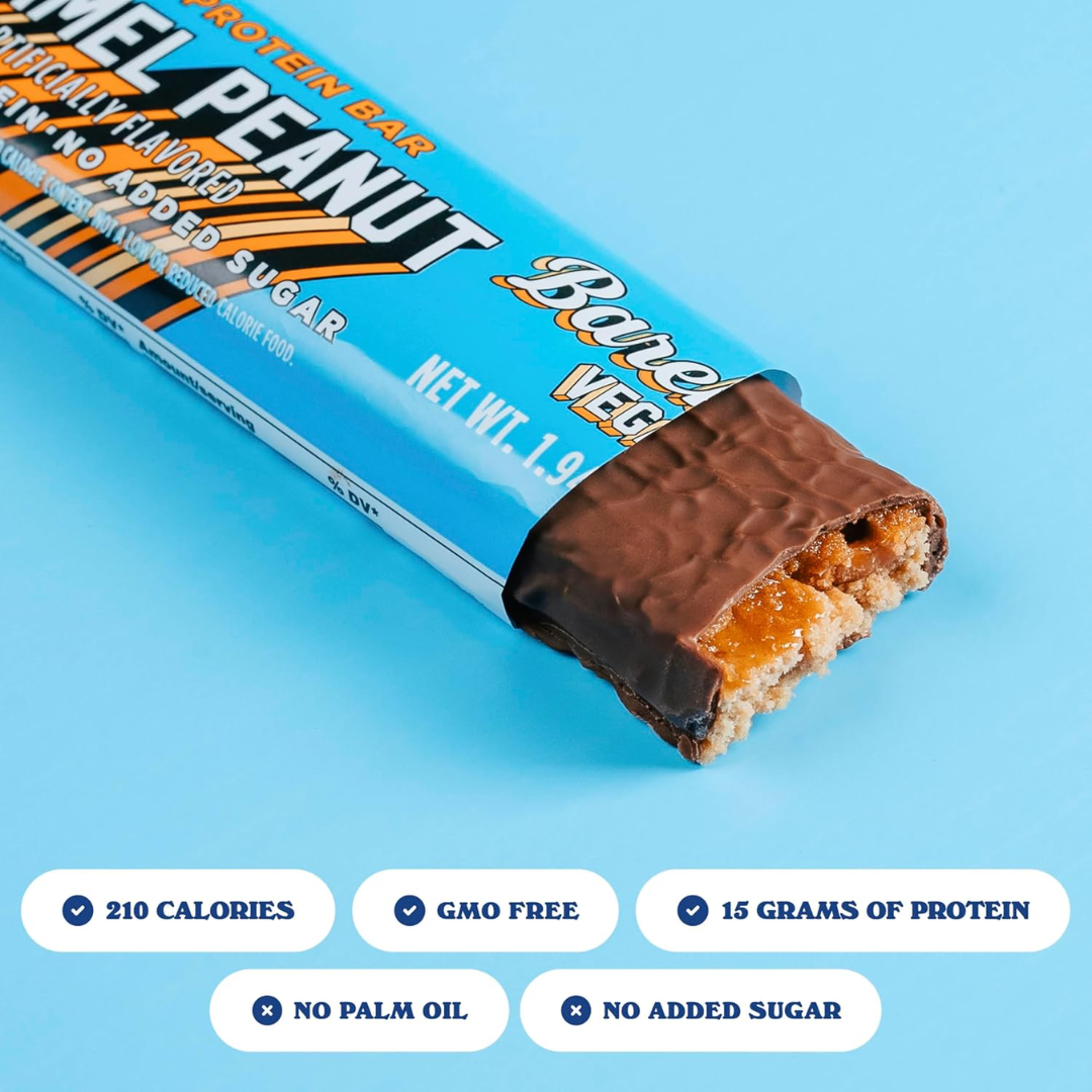 Barebells Vegan Protein Bar 12x55g Caramel Peanut
