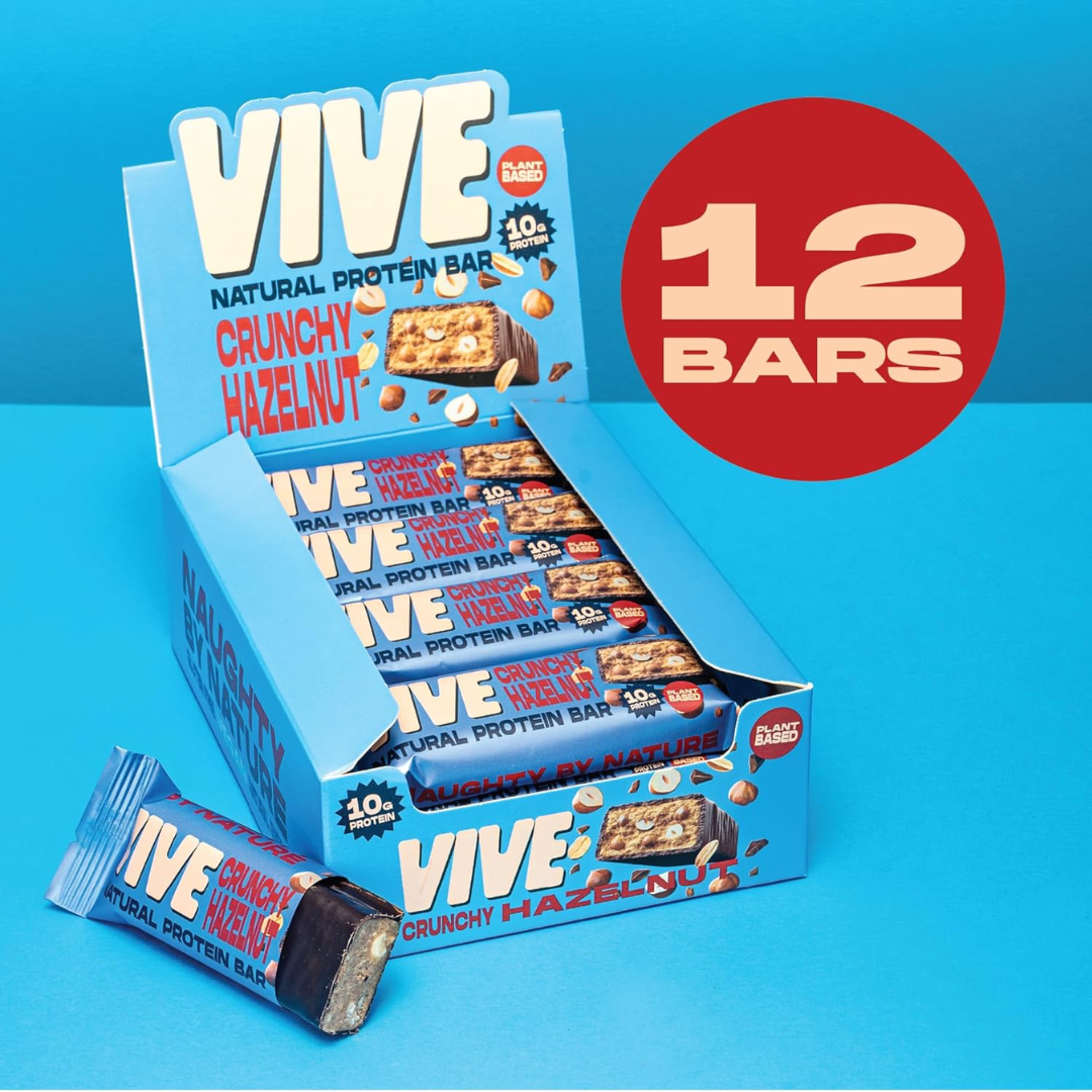 Vive Natural Protein Snack Bar 12x50g Hazelnut