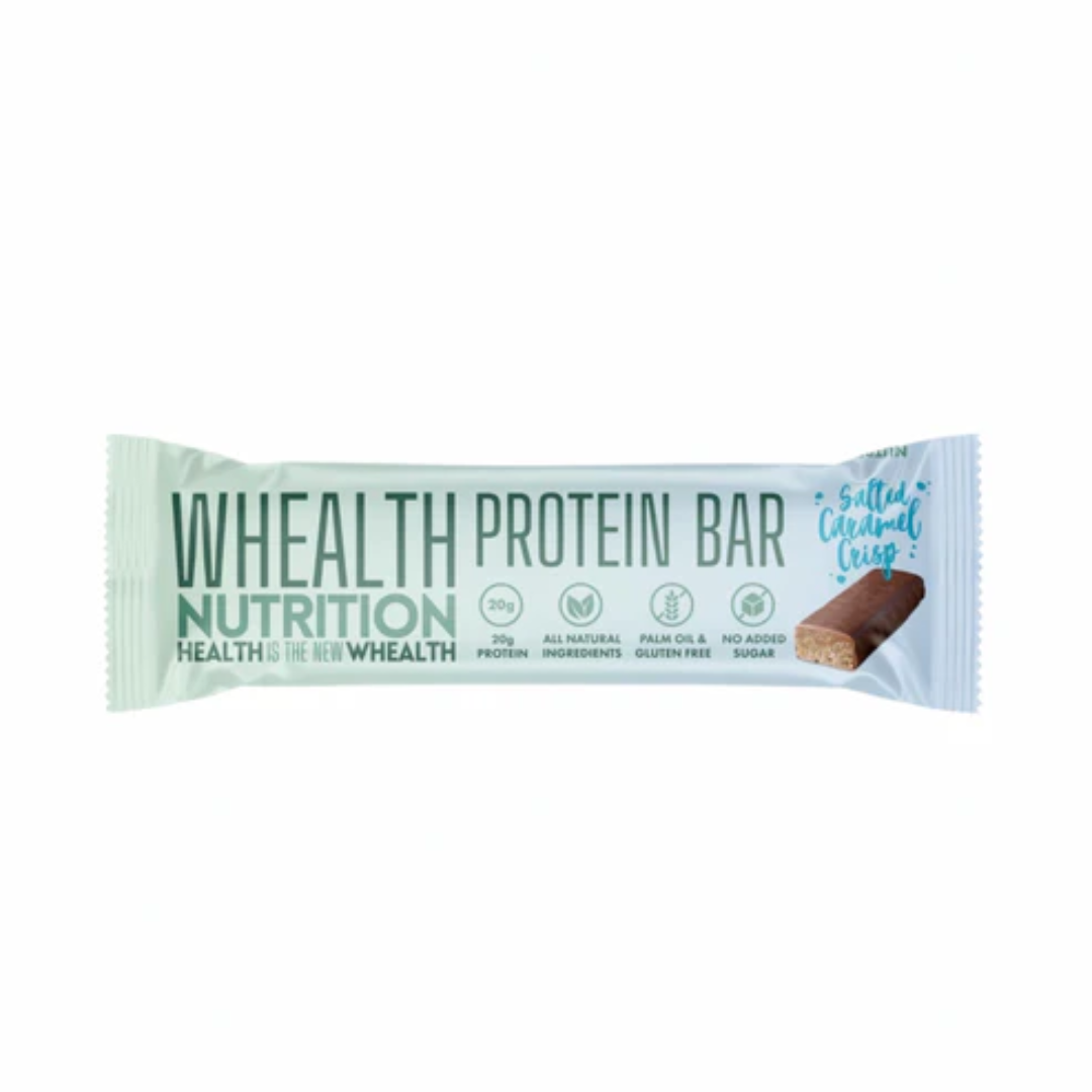 Whealth Nutrition Protein Bar 12x60g Salted Caramel