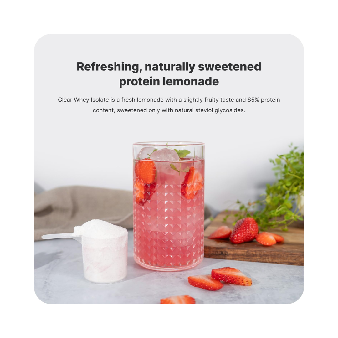 Vilgain Clear Whey Isolate 500g Strawberry Lemonade