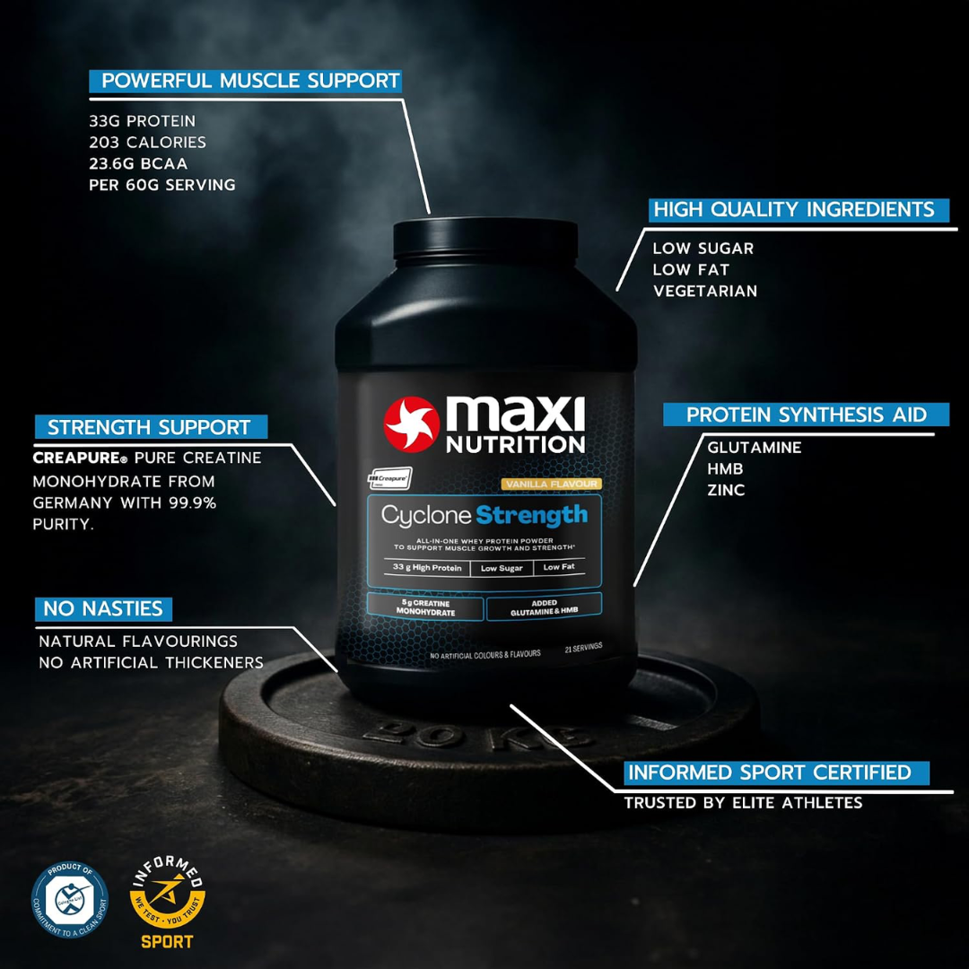 MaxiNutrition Cyclone Powder 1260g - Vanilla