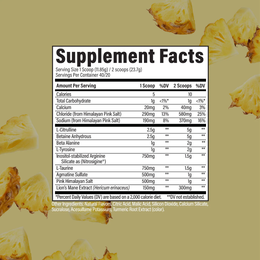 Raw Nutrition PUMP EU 480g Pineapple