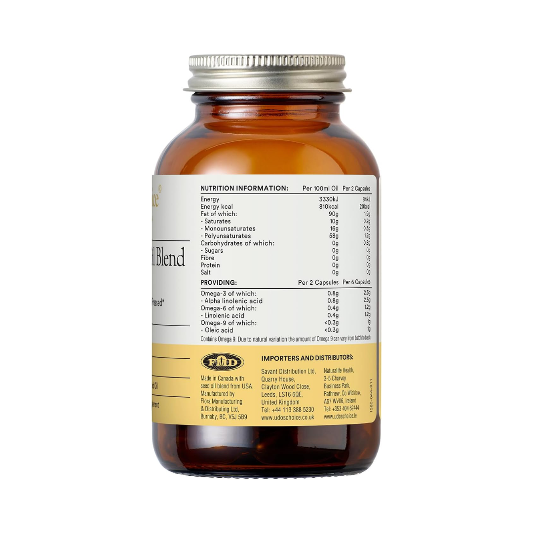 Udo's Choice Ultimate Oil Blend Caps 90 Caps