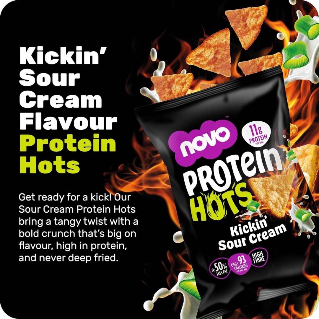 Novo Nutrition Novo Protein Hots 6x45g Kickin' Sour Cream
