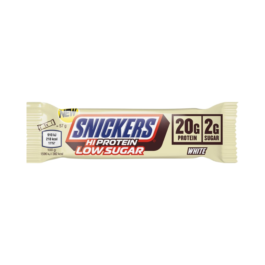 Snickers Hi Protein Low Sugar Bar 57g White