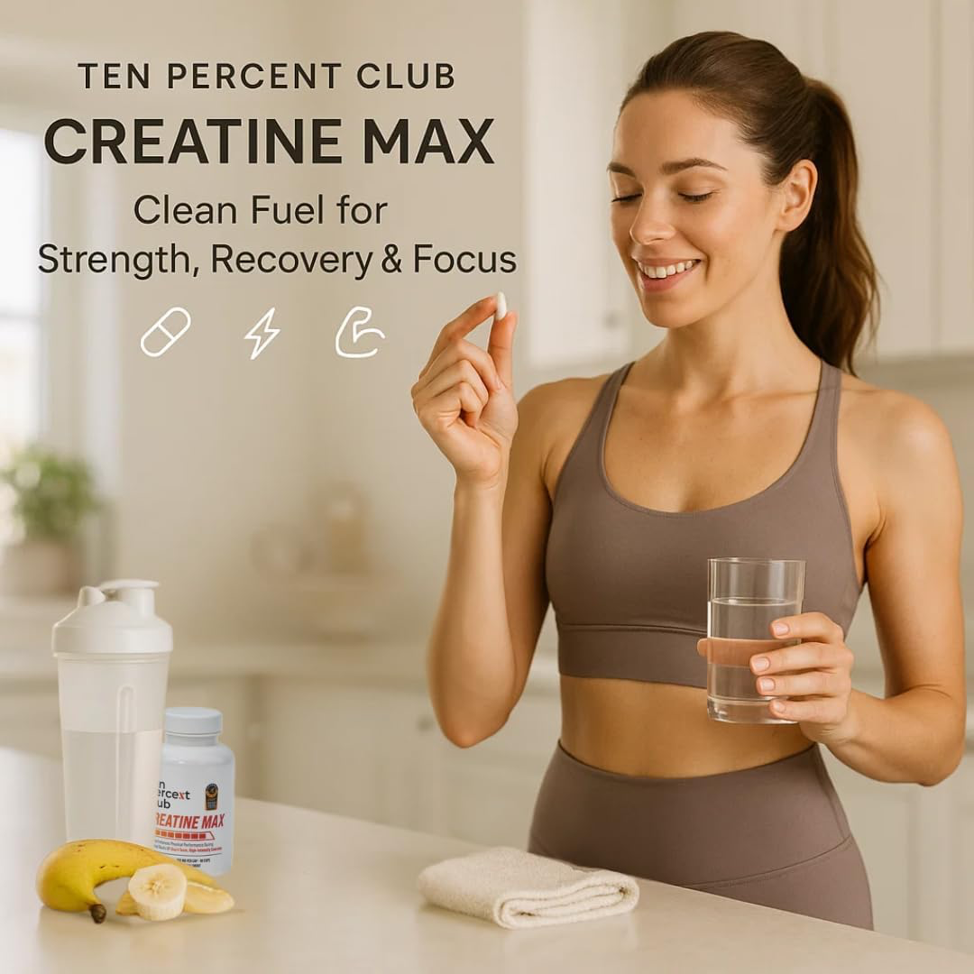 The Ten Percent Club Creatine Max 90 Caps