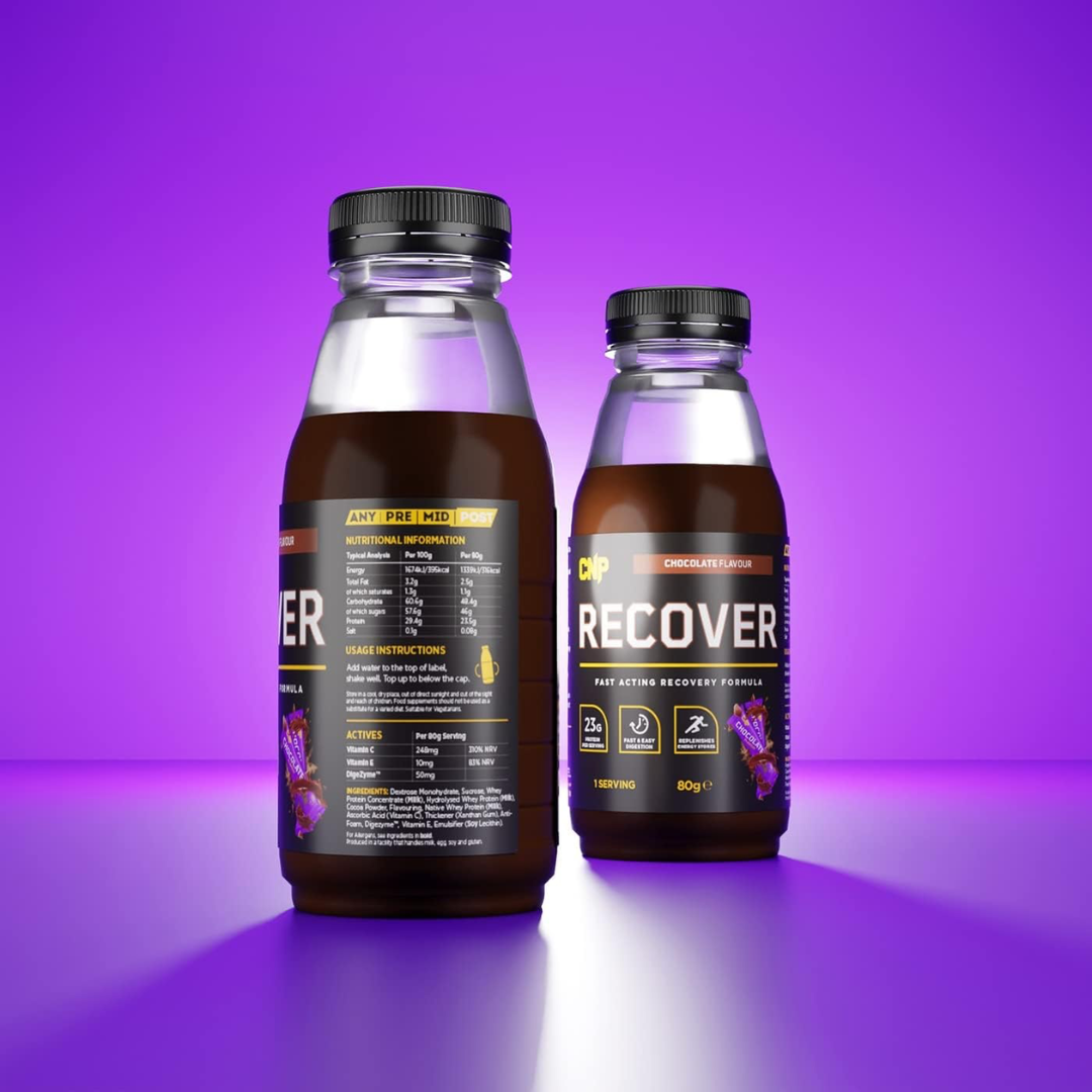 CNP Recover Shake and Take 24x80g Bottles Chocolate