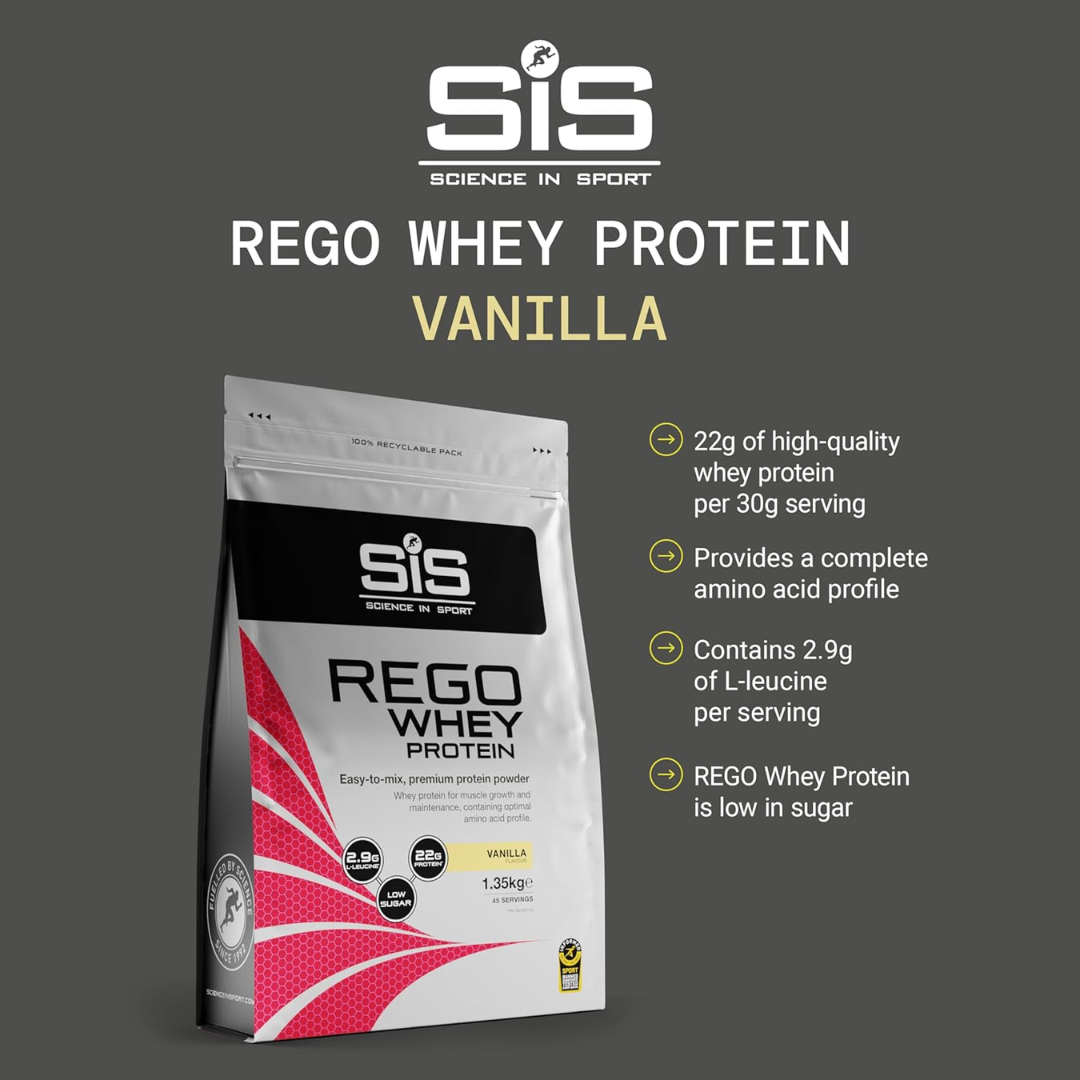 SIS (Science In Sport) Powder Rego Whey 1.35kg Vanilla