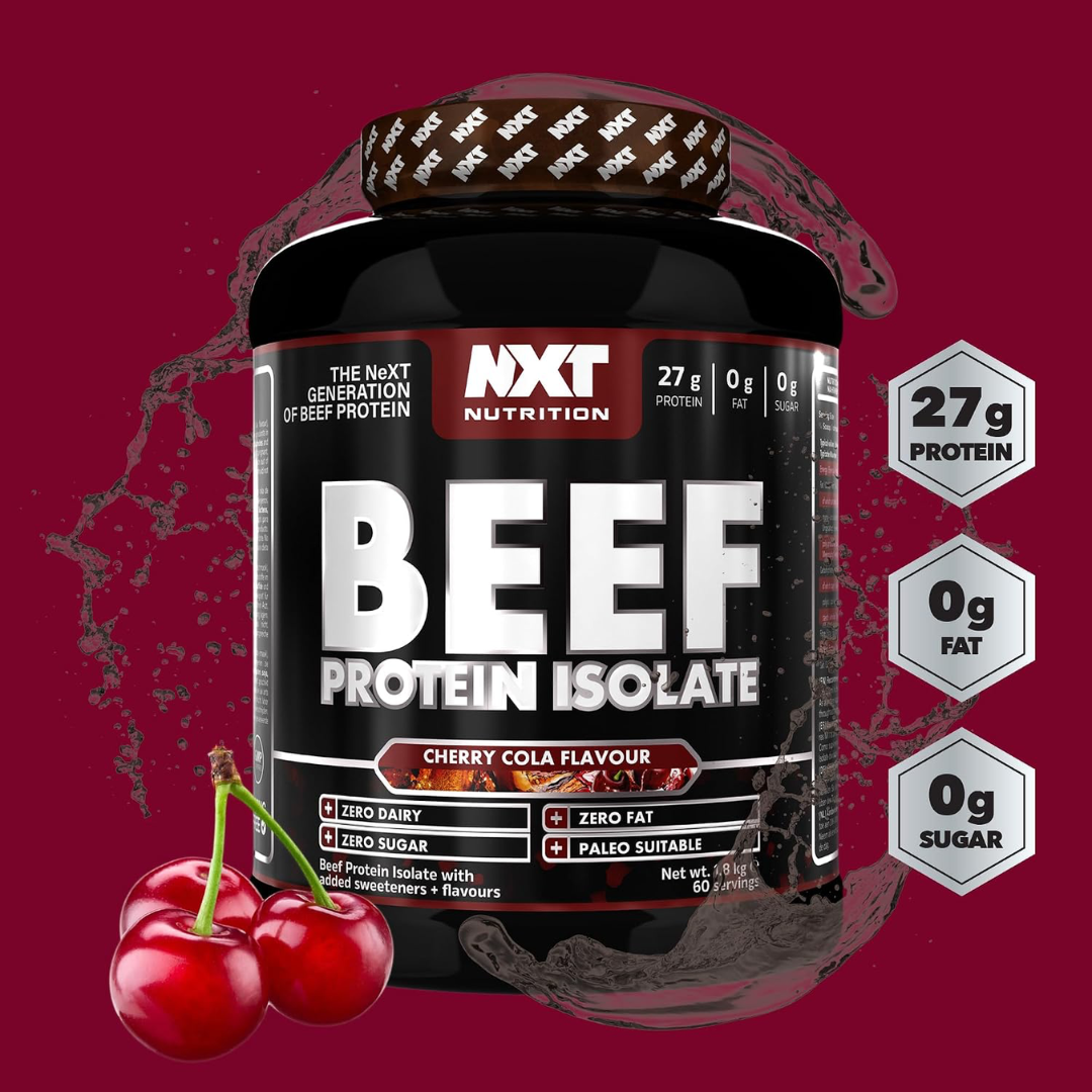 NXT Nutrition Beef Protein Isolate 1.8kg Cherry Cola