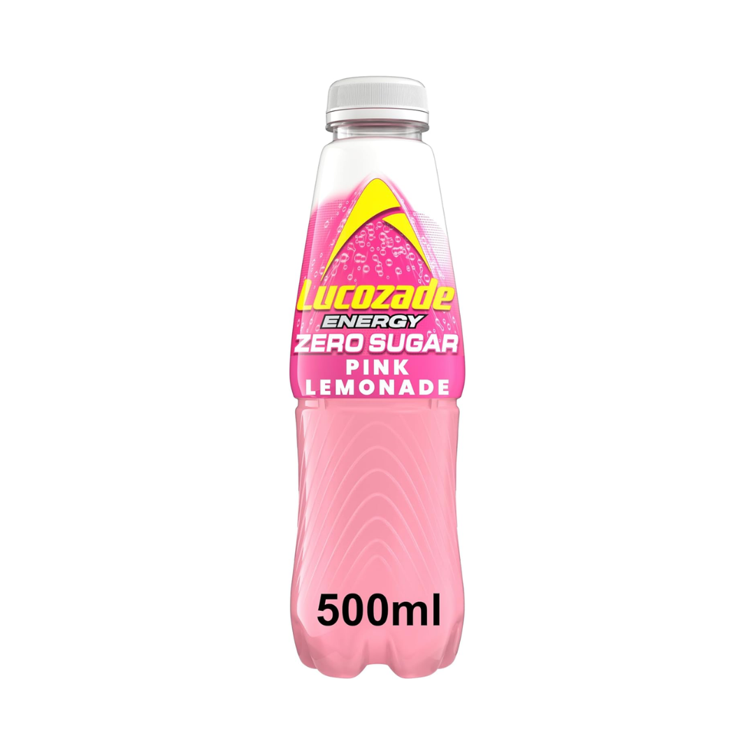 Lucozade Energy 12x500ml Pink