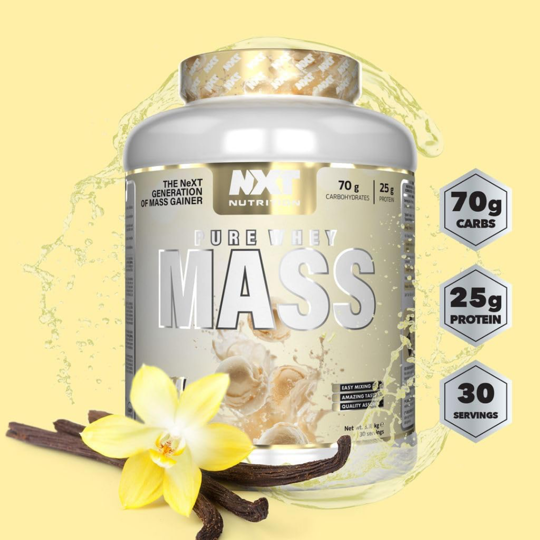 NXT Nutrition NXT Pure Whey Mass 3.18kg Vanilla
