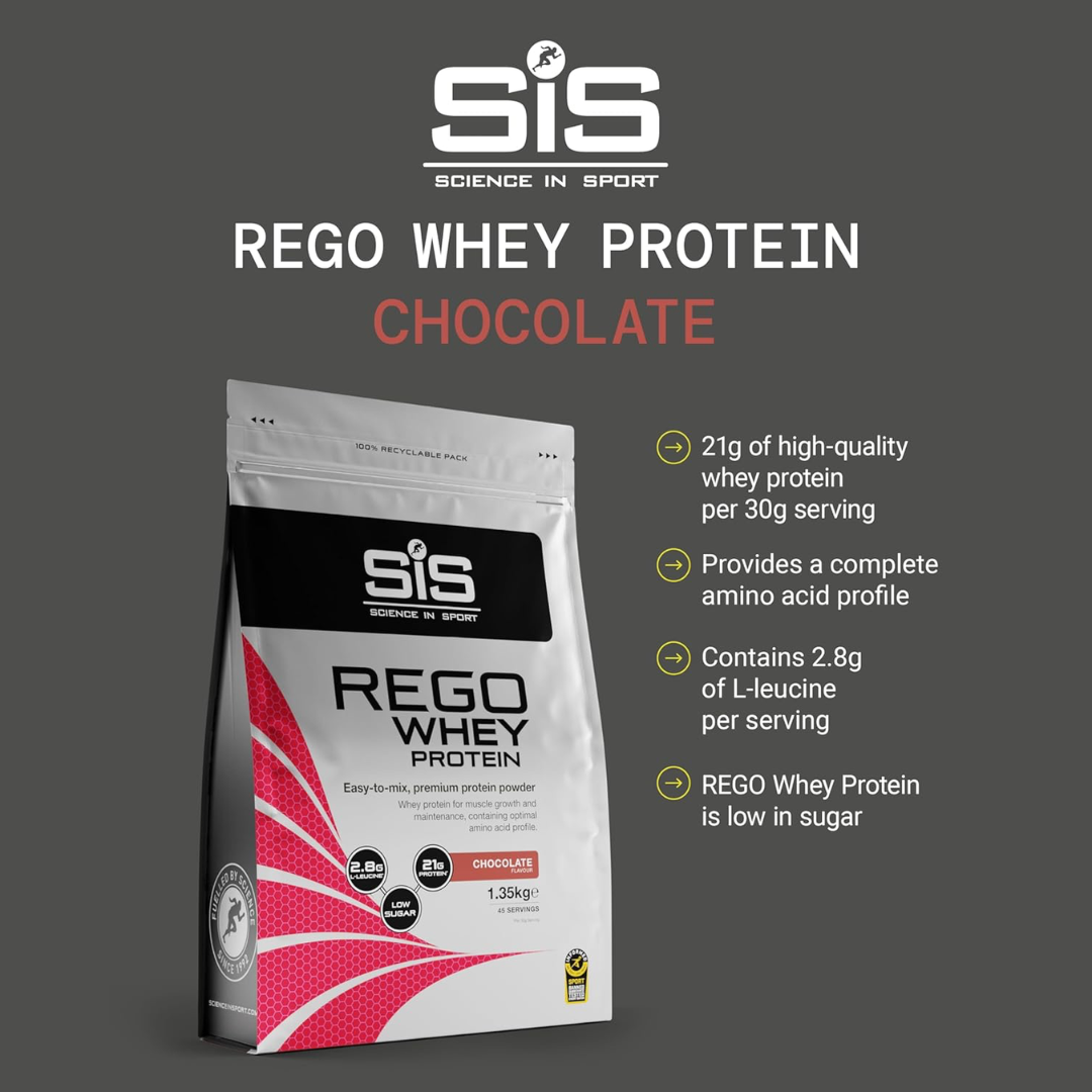 SIS (Science In Sport) Powder Rego Whey 1.35kg Chocolate