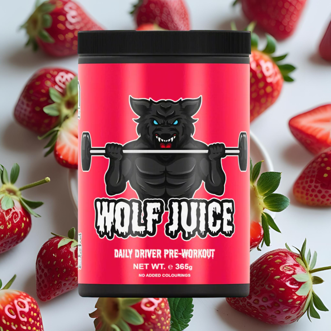 Wolf Supplements Wolf Juice V2 365g Good Old Strawbz