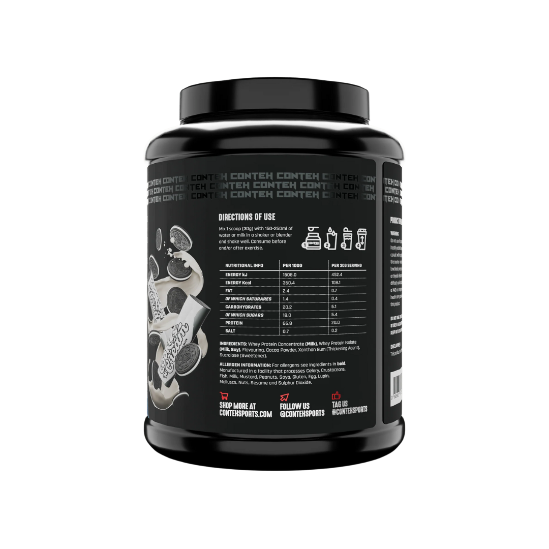 Conteh Sports Whey Elite 1980g Cookies and Cream