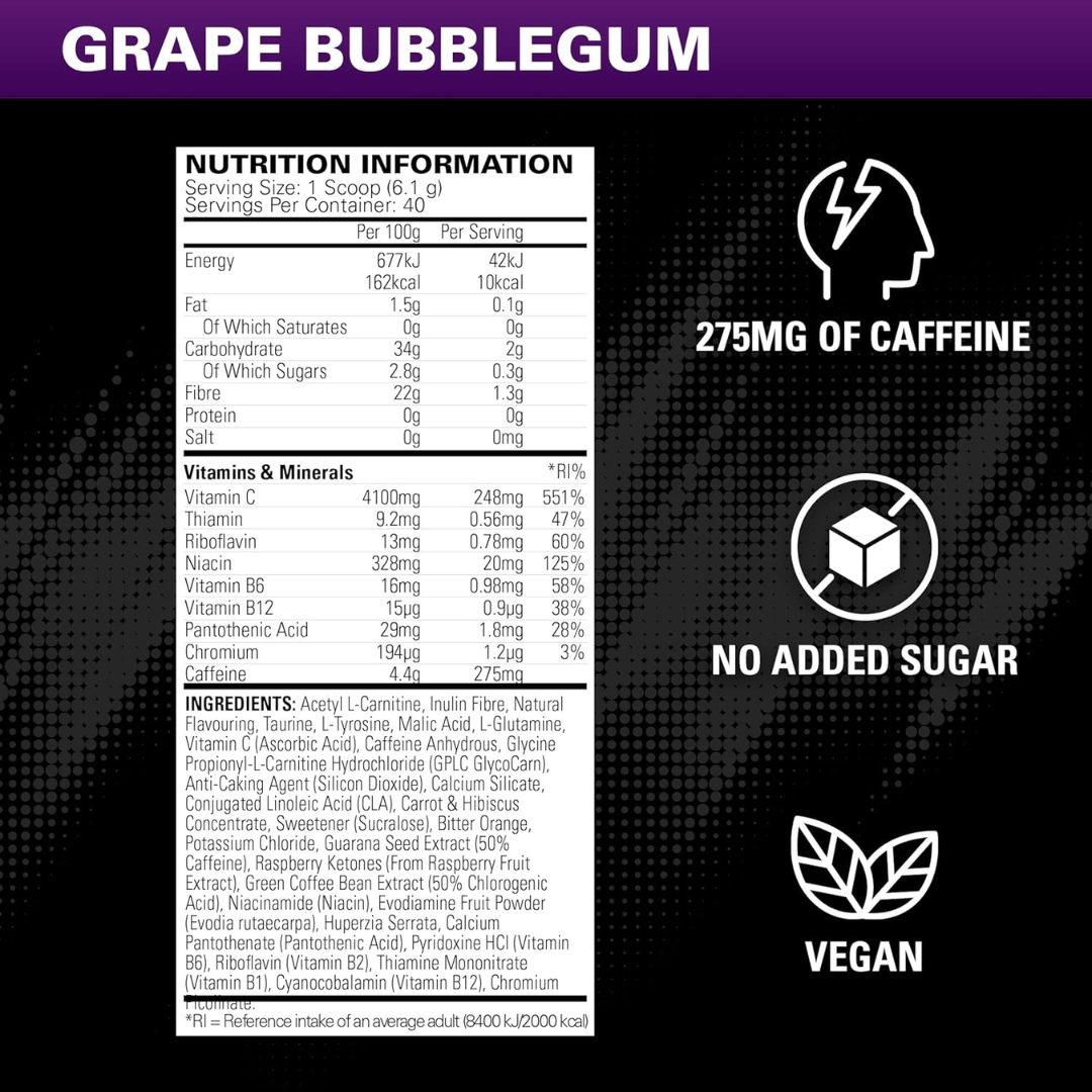 EHP Labs OxyShred Hardcore 264g Bubble Trouble