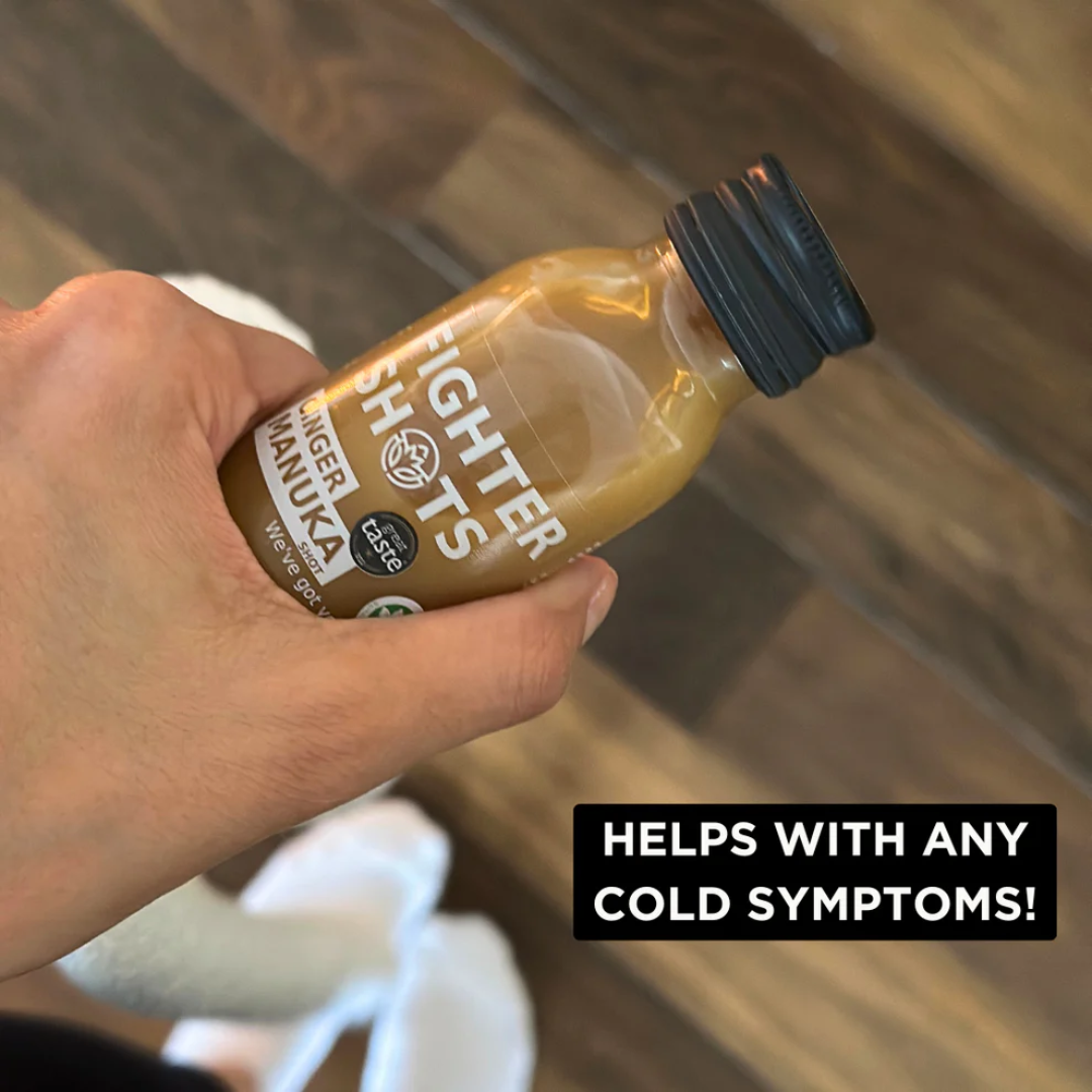 Fighter Shots 12x60ml Ginger Manuka Honey
