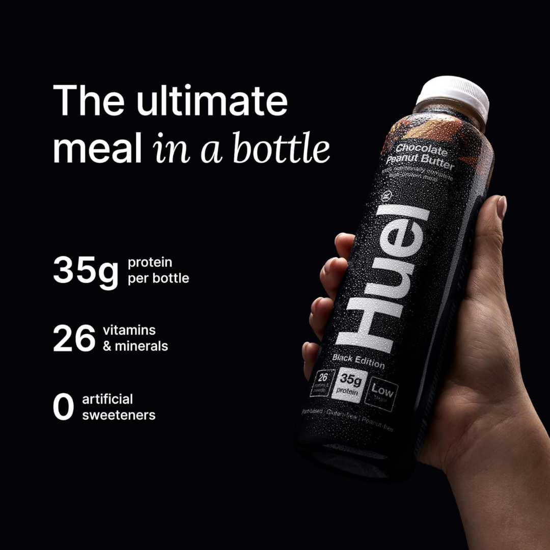 Huel Ready-to Drink Black Edition 8x500ml - Chocolate Peanut Butter