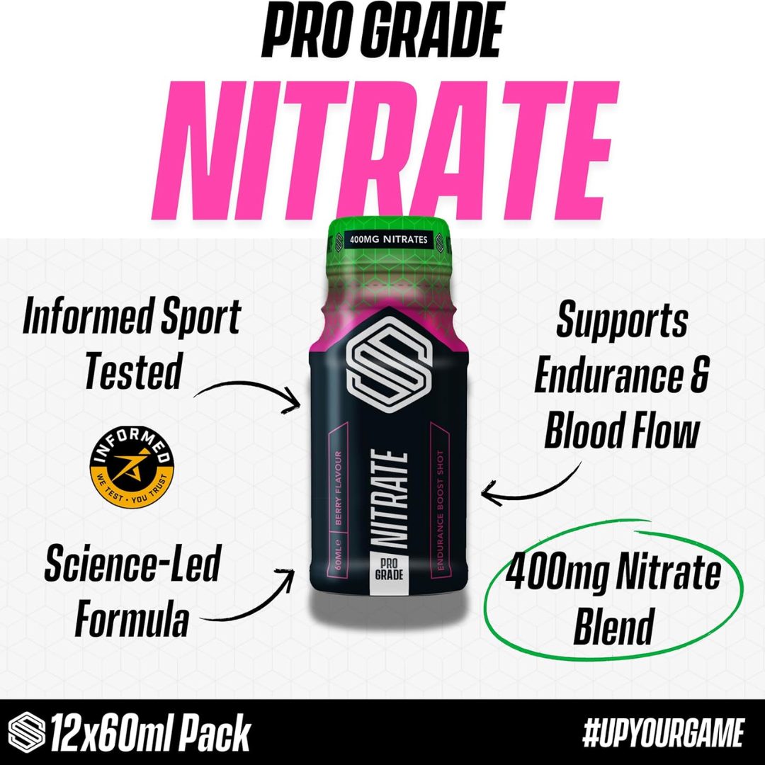 Soccer Supplement Nitrate Shot 12x60ml Mixed Berry