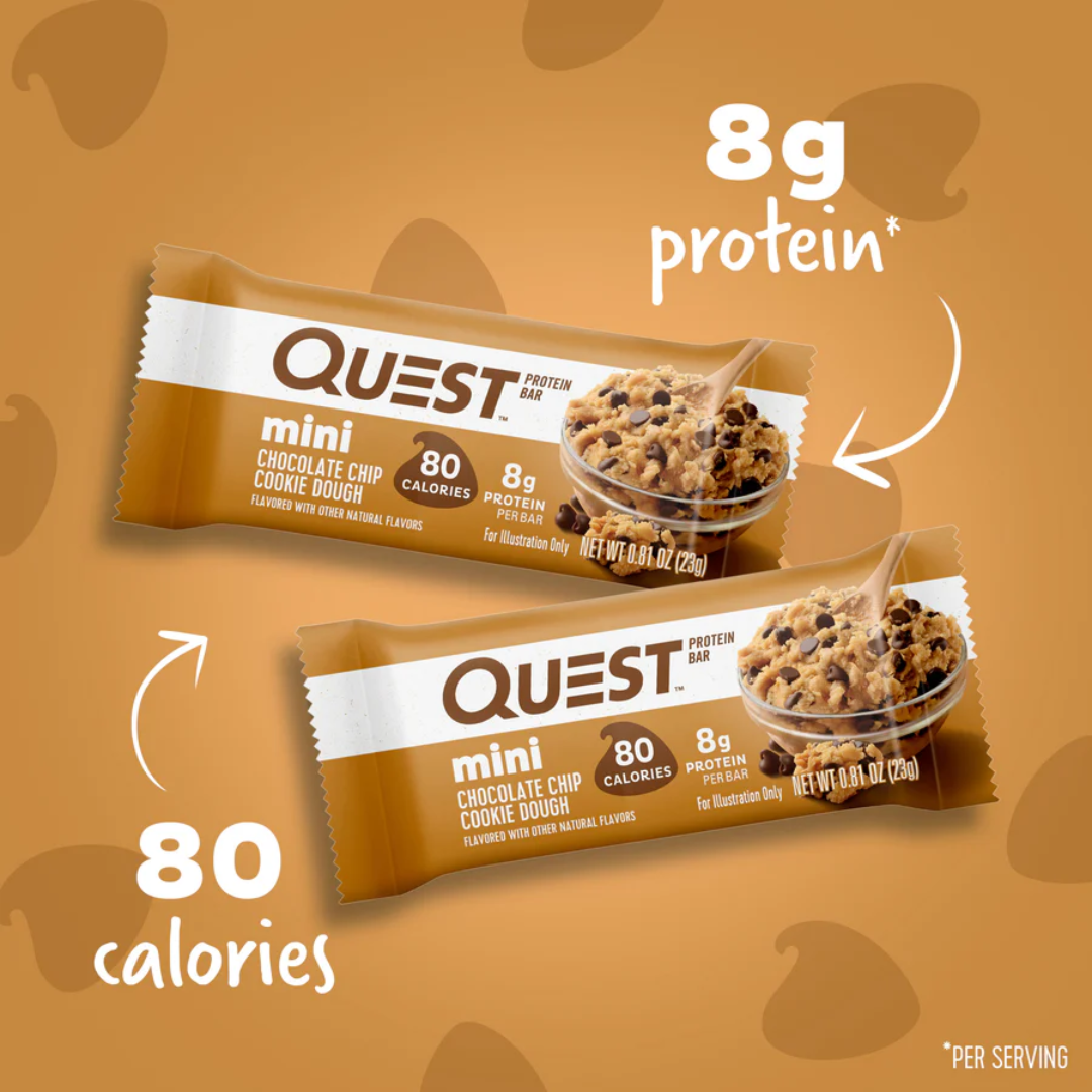Quest Nutrition Mini Protein Bar 8x32g Chocolate Chip Cookie Dough