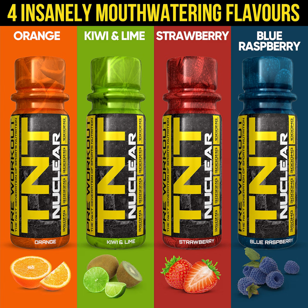 NXT Nutrition TNT Nuclear Shots 12x60ml Blue Raspberry