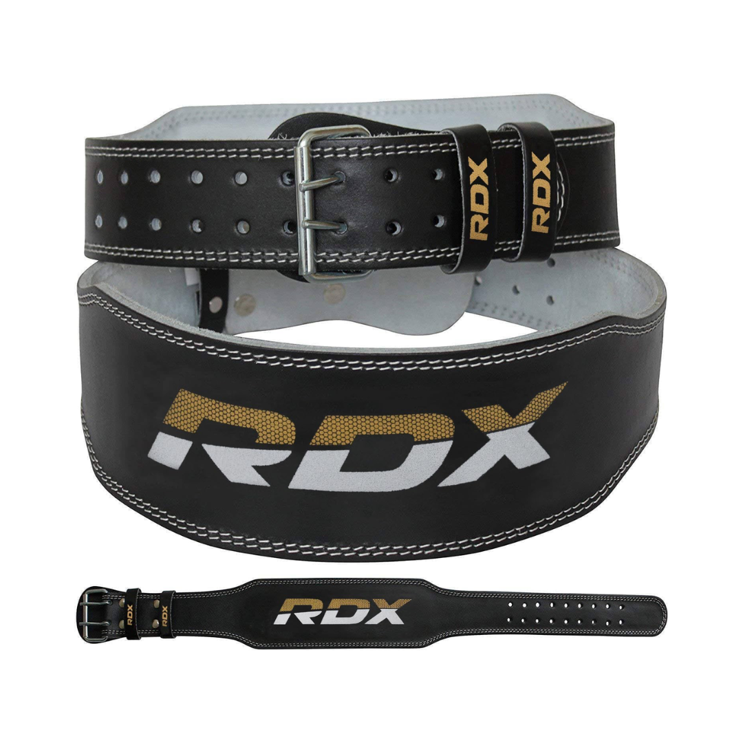 RDX Belt 4" Leather L Black/Gold