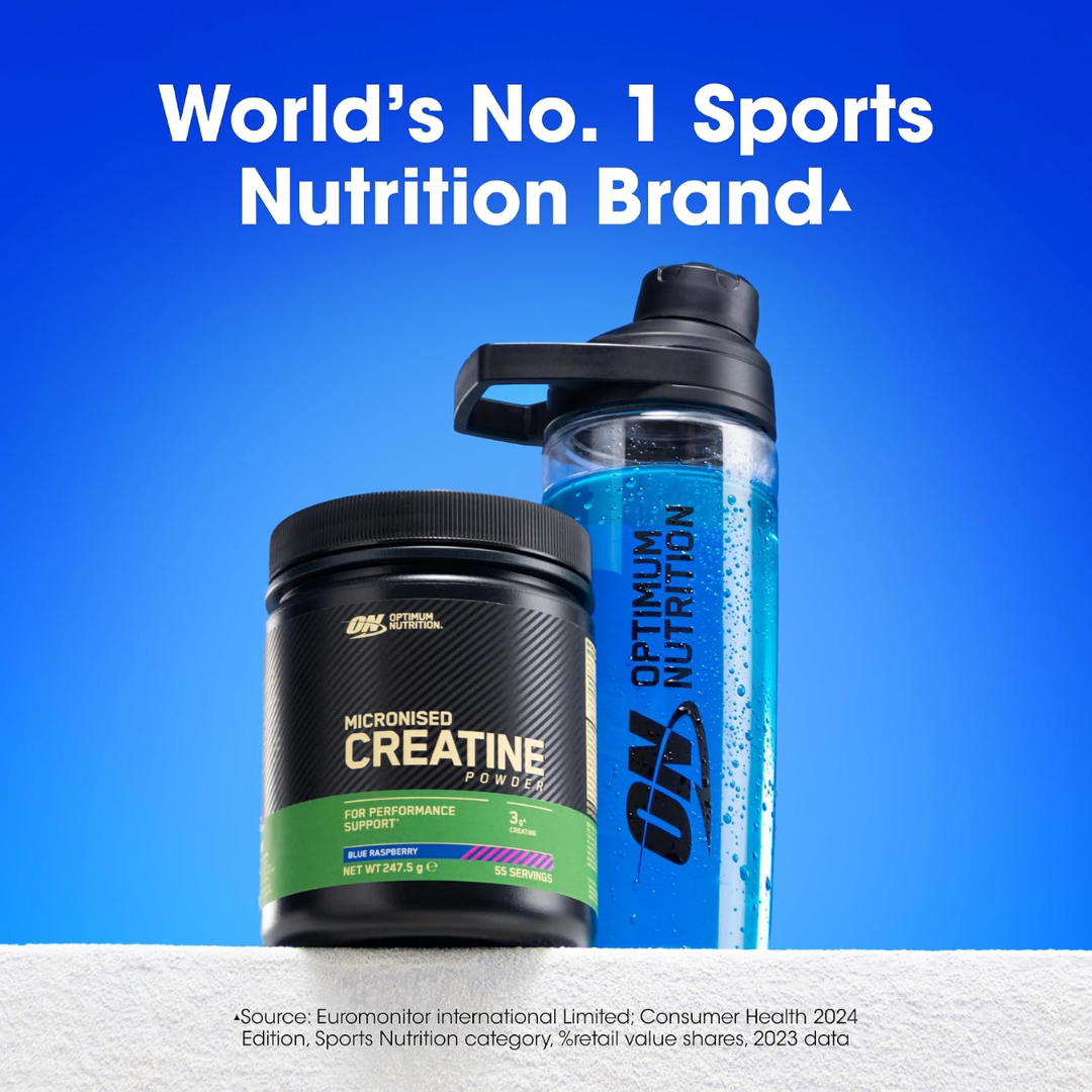 Optimum Nutrition Micronised Creatine 247.5g Blue Raspberry