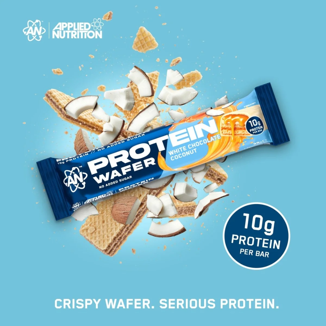 Applied Nutrition Protein Wafer 12x39g White Chocolate Coconut