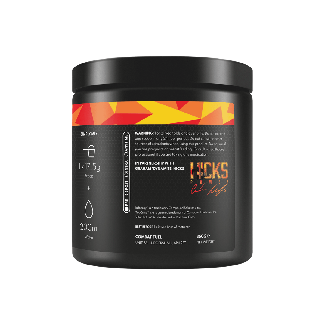 Combat Fuel Dynamite Pre-Workout 350g Strawberry & Lime