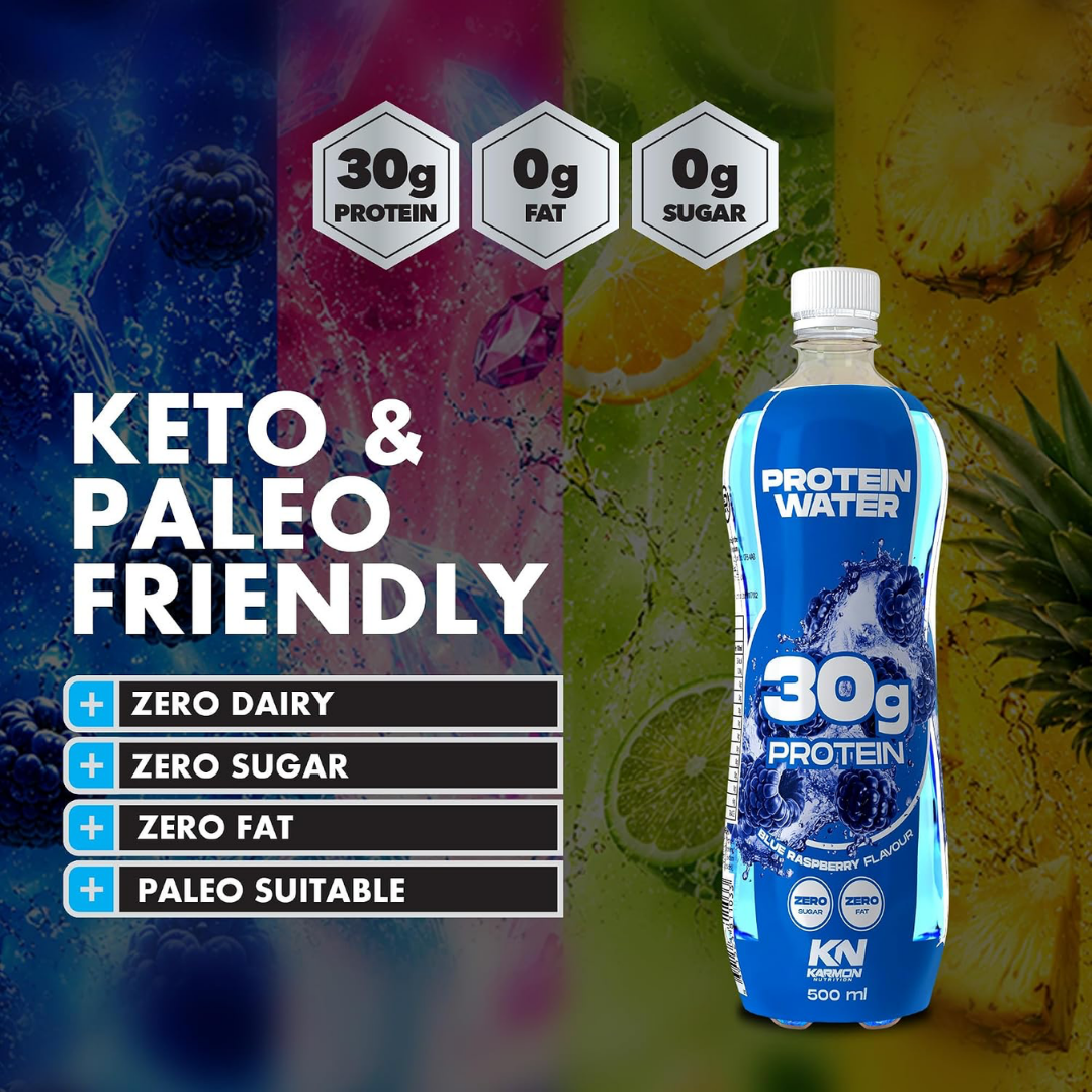 NXT Nutrition KN Protein Water 12x500ml Blue Raspberry