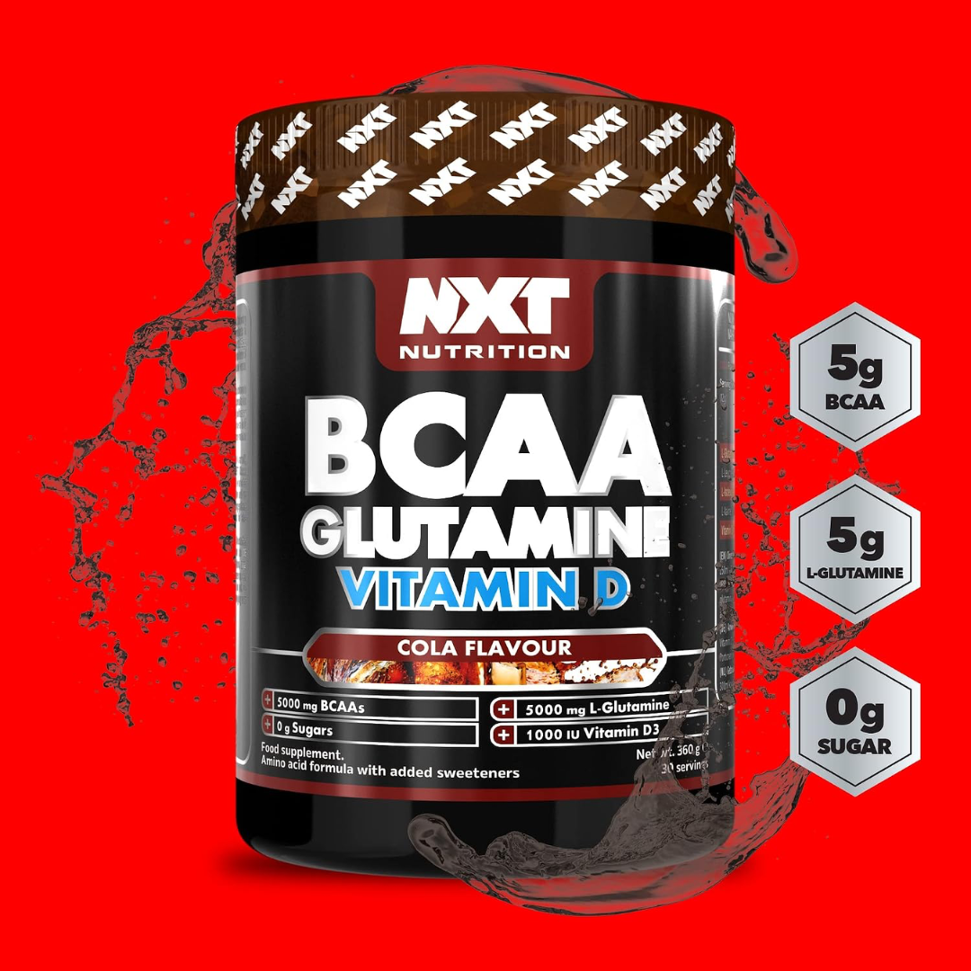 NXT Nutrition BCAA, Glutamine & VIt D 360g Cola