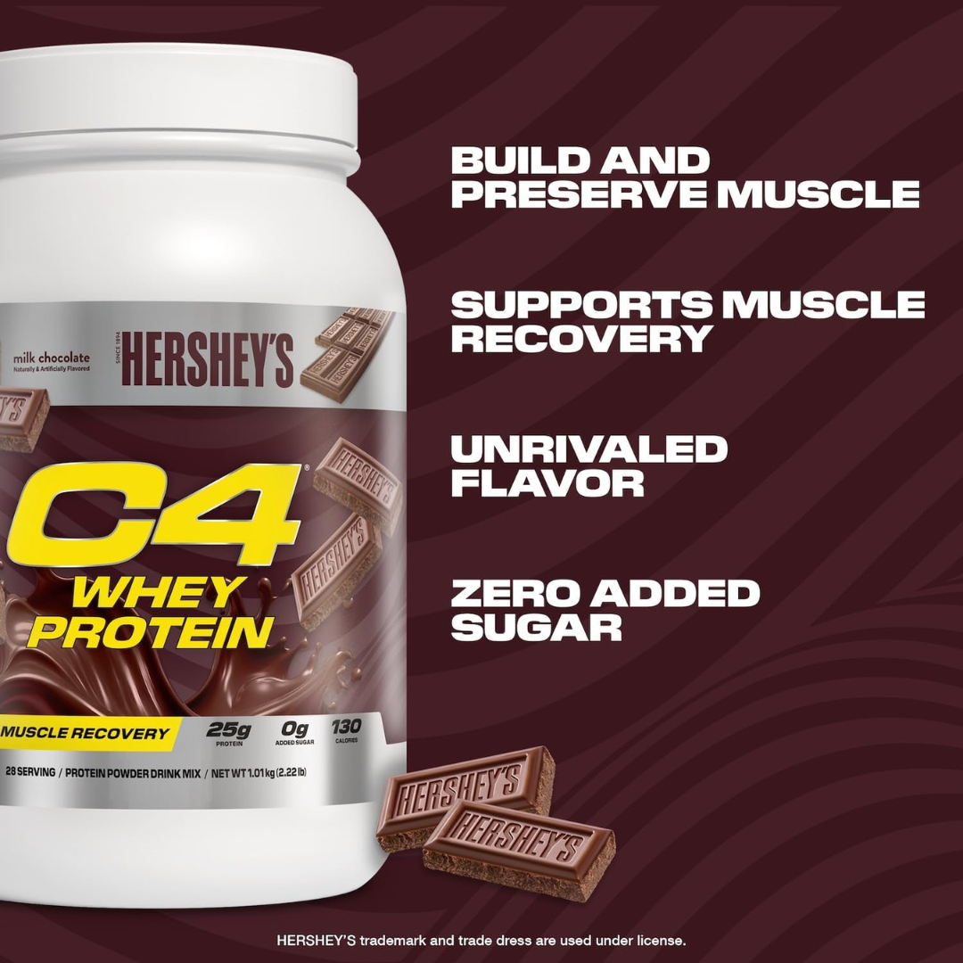 Cellucor C4 Whey Protein 22 Servings - Hersheys Milk Choc