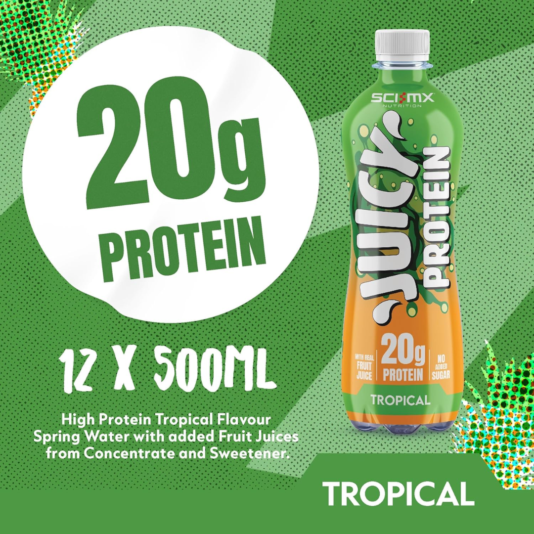 Sci-Mx Juicy Protein 12x500ml Tropical