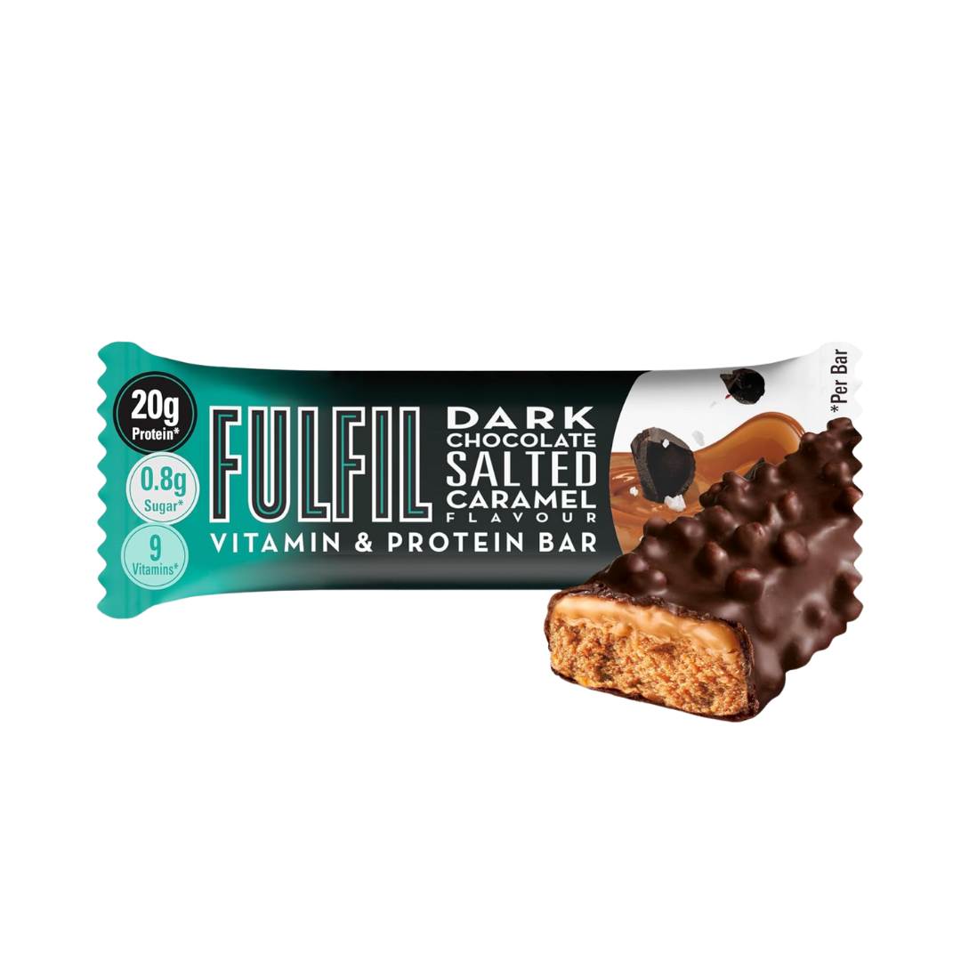 Fulfil Nutrition Vitamin & Protein Bar 15x55g Dark Salted Caramel
