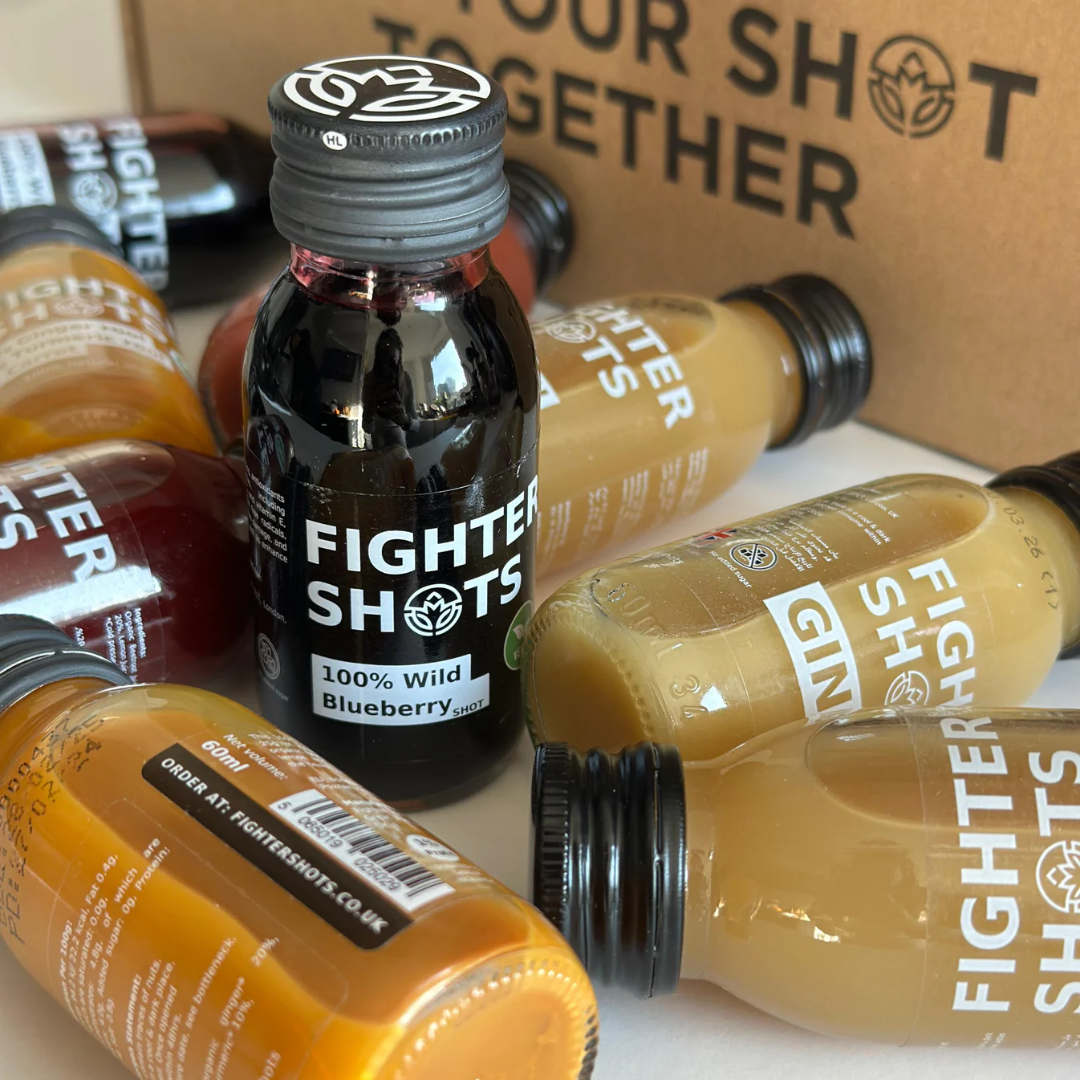 Fighter Shots 12x60ml Pure Wild Blueberry