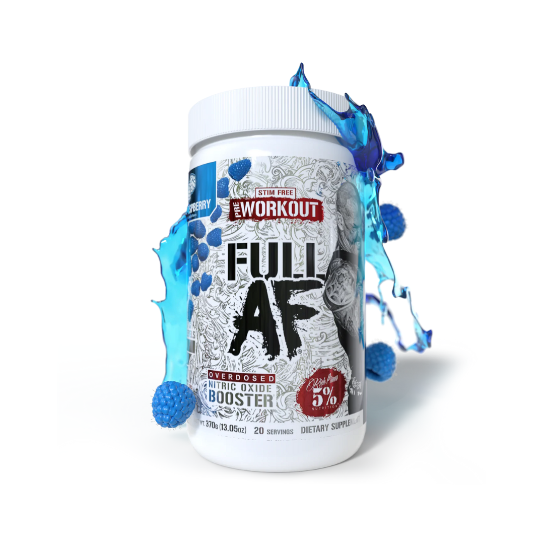 Rich Piana 5% Nutrition FULL AS F*CK Legendary Series 372g Blue Raspberry