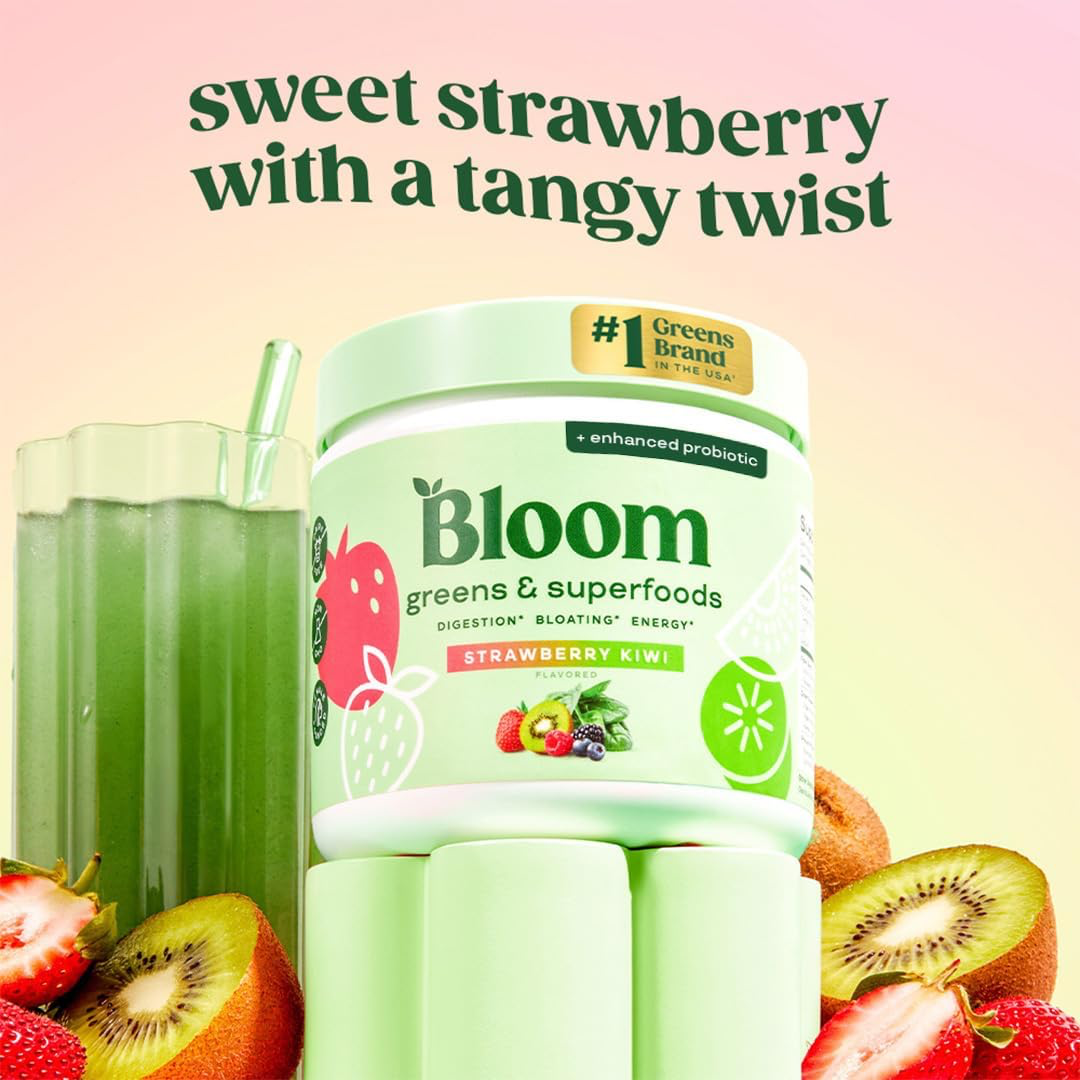 Bloom Greens 180g Strawberry Kiwi