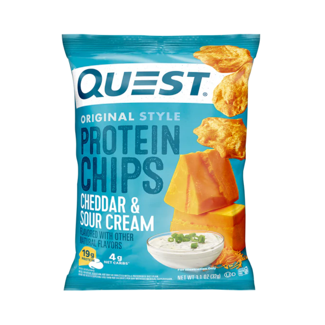 Quest Nutrition Protein Chips 8x32g Cheddar & Sour Cream