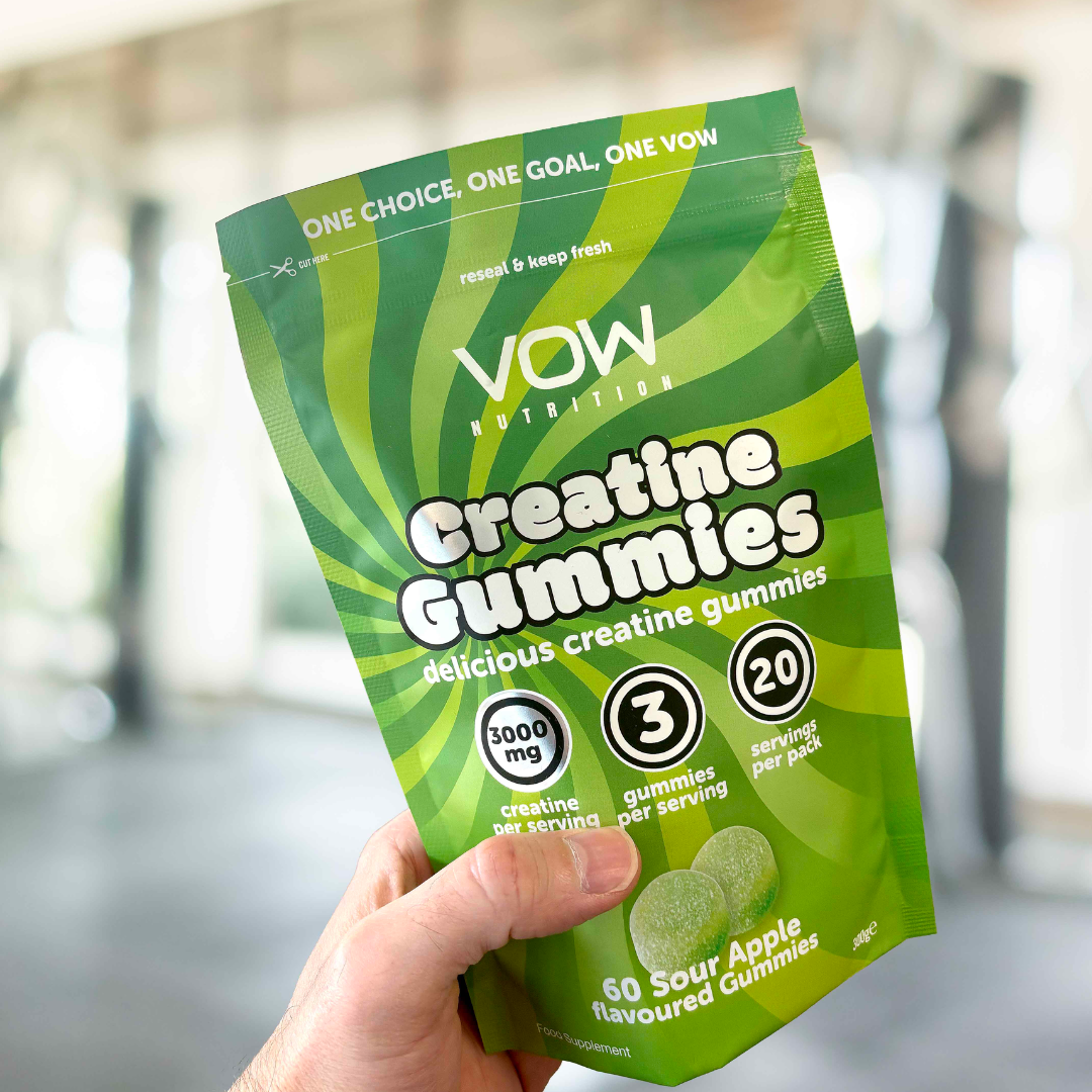 VOW Nutrition Creatine Gummies 60 Tabs Sour Apple